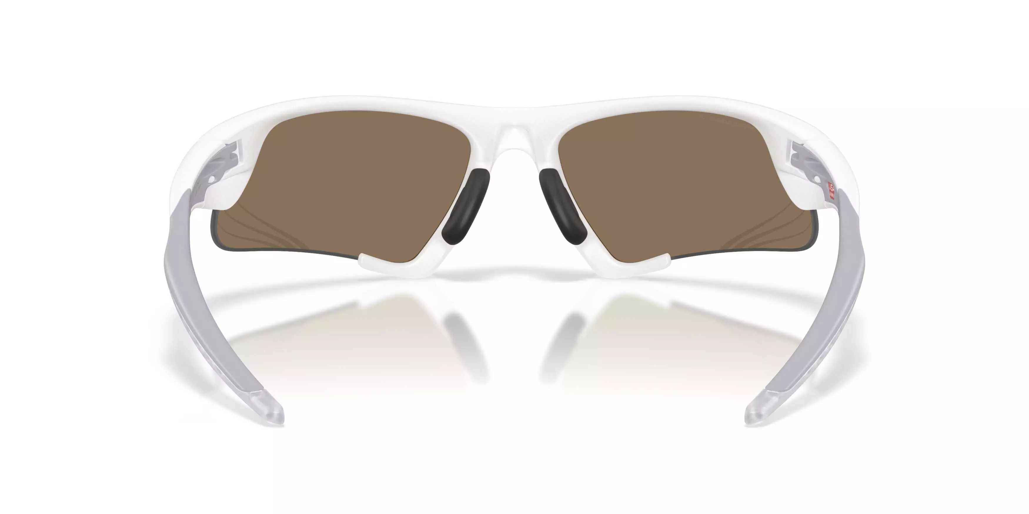 Oakley Suture Jacket Prizm 24K Polarized Sunglasses &ndash; Matte White - WHITE/GOLD