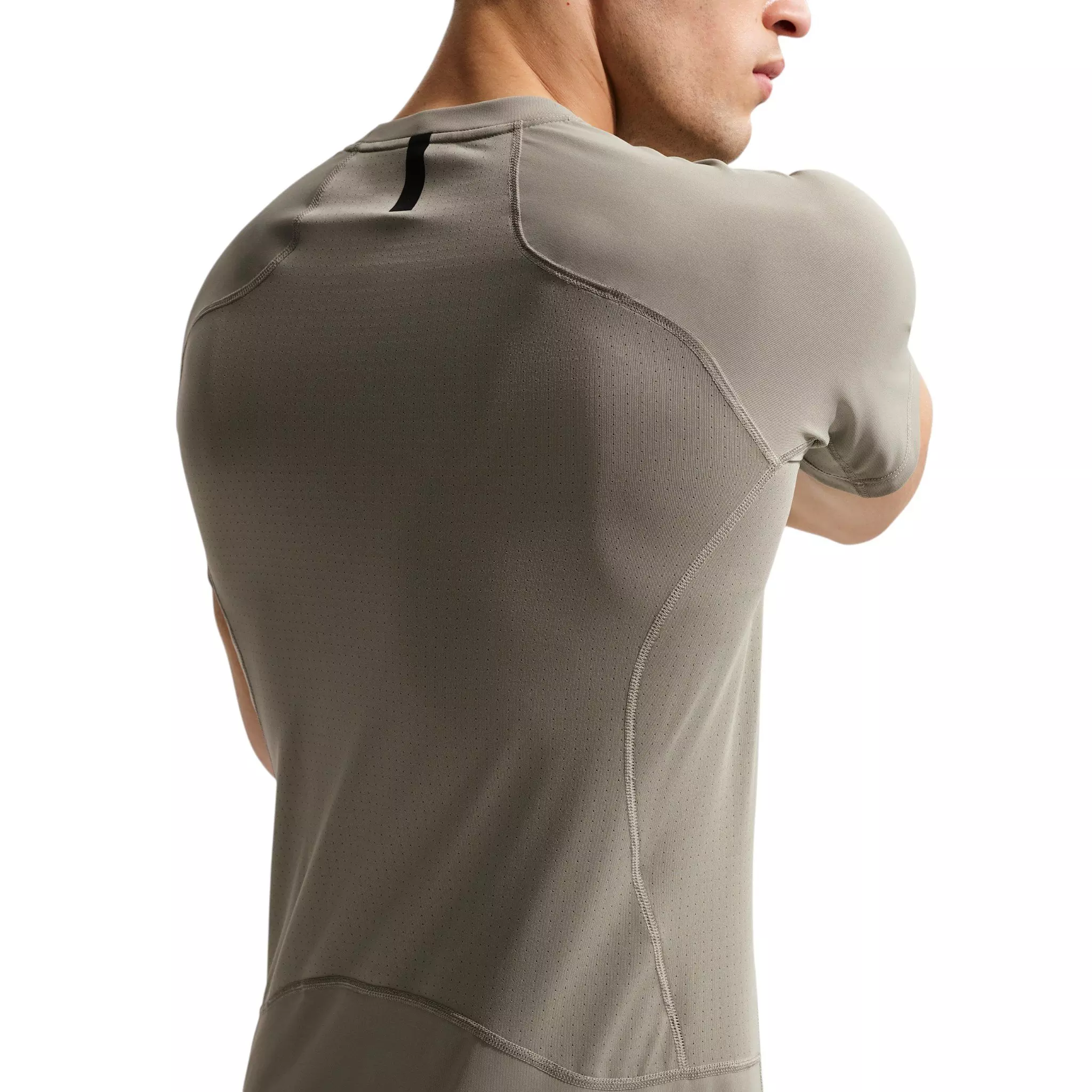 Nike Men's Pro Training Dri-FIT Short Sleeve Top - Army Green - ARMY GREEN