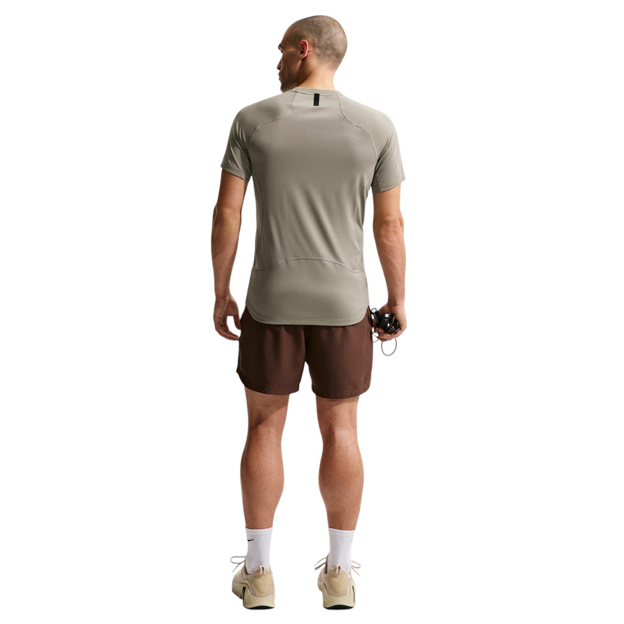 Nike Men's Pro Training Dri-FIT Short Sleeve Top - Army Green - ARMY GREEN