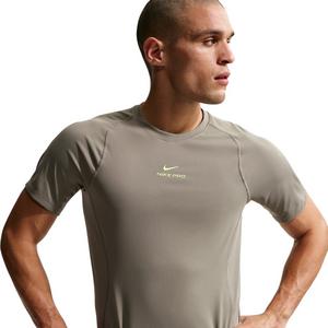 Nike Men's Pro Training Dri-FIT Short Sleeve Top - Army Green - ARMY GREEN