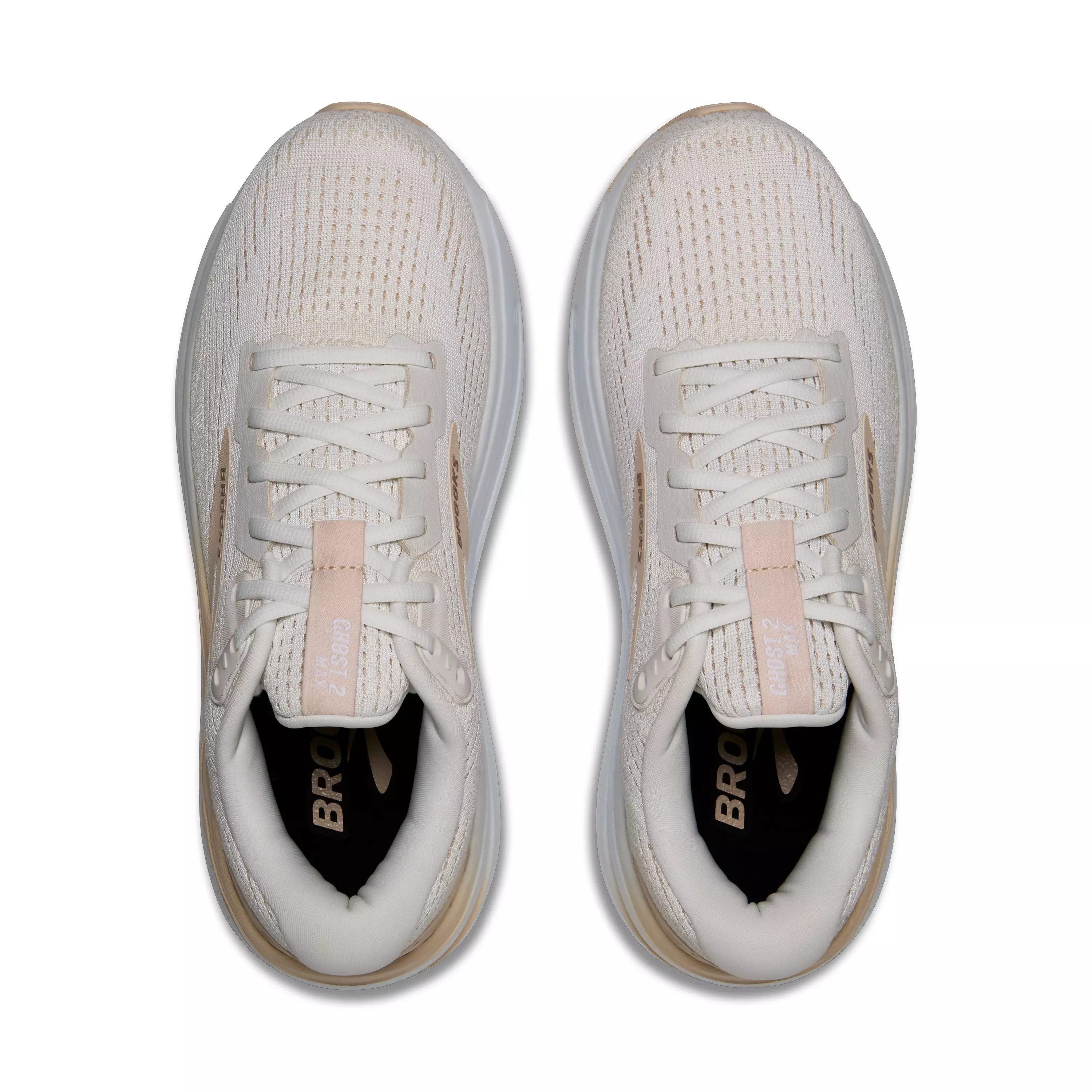Brooks Ghost Max 2 "White/Tan" Women's Running Shoe - WHITE/TAN