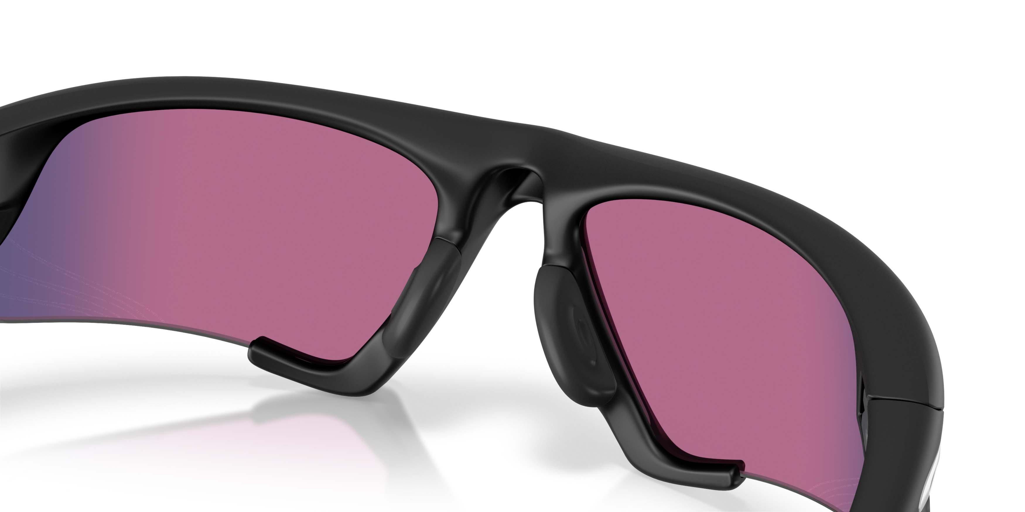Oakley Suture Jacket Prizm Road Sunglasses &ndash; Matte Black - BLACK/RED Thumbnail View 5