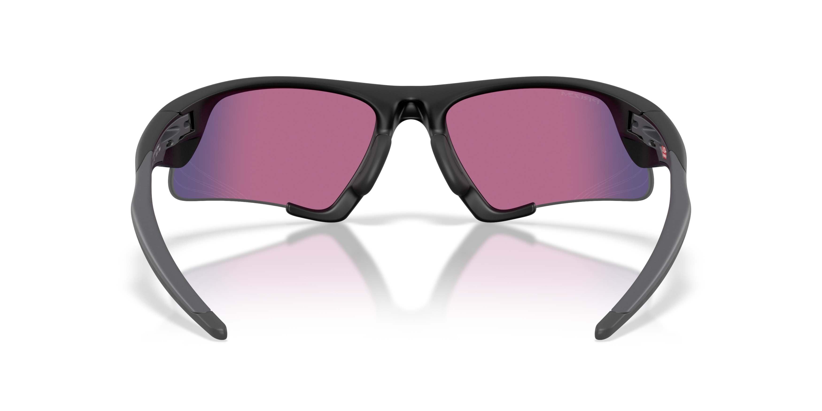 Oakley Suture Jacket Prizm Road Sunglasses &ndash; Matte Black - BLACK/RED Thumbnail View 6