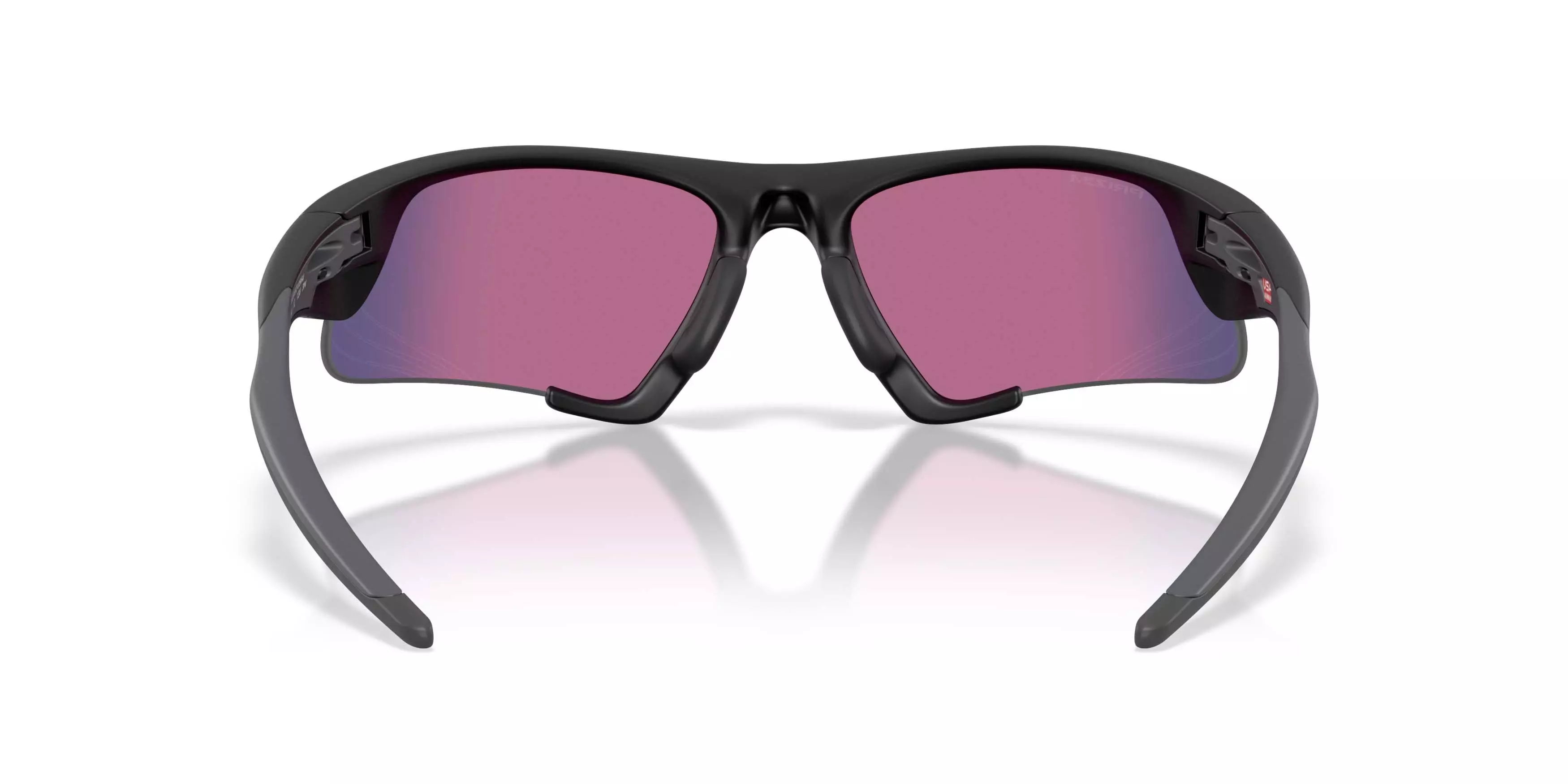 Oakley Suture Jacket Prizm Road Sunglasses &ndash; Matte Black - BLACK/RED
