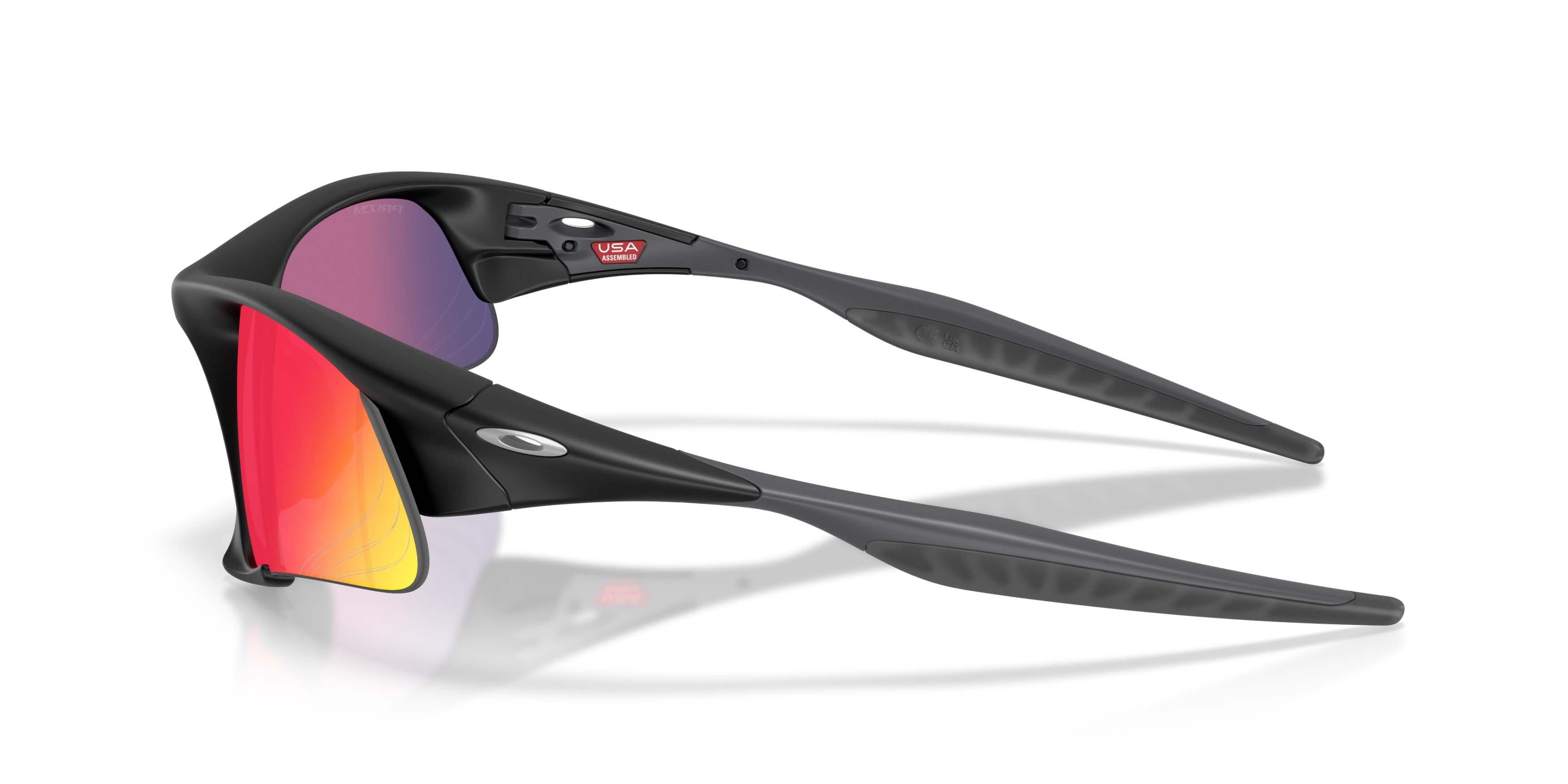 Oakley Suture Jacket Prizm Road Sunglasses &ndash; Matte Black - BLACK/RED Thumbnail View 8
