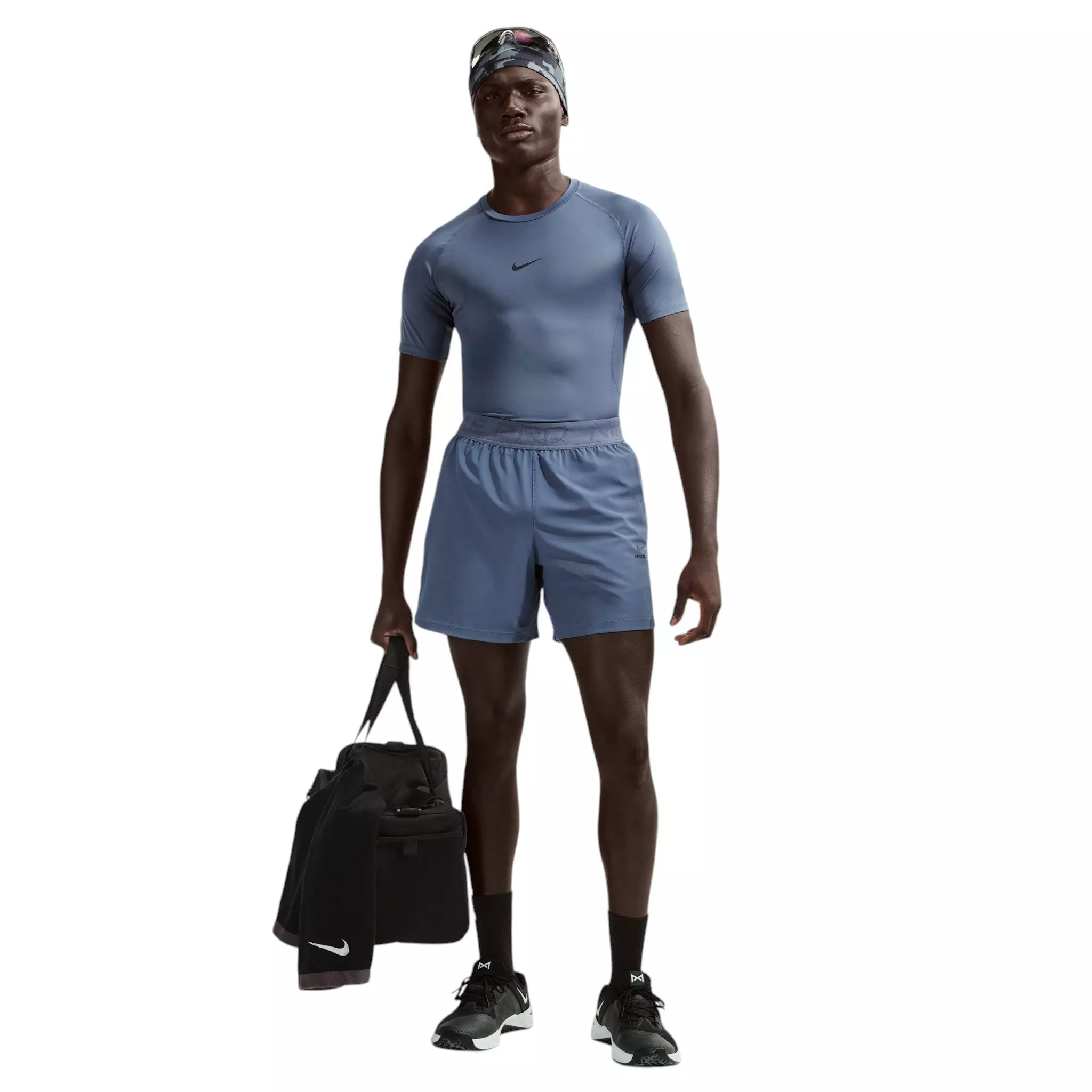 Nike Men's Pro Training Dri-FIT 6" Shorts - Blue - BLUE