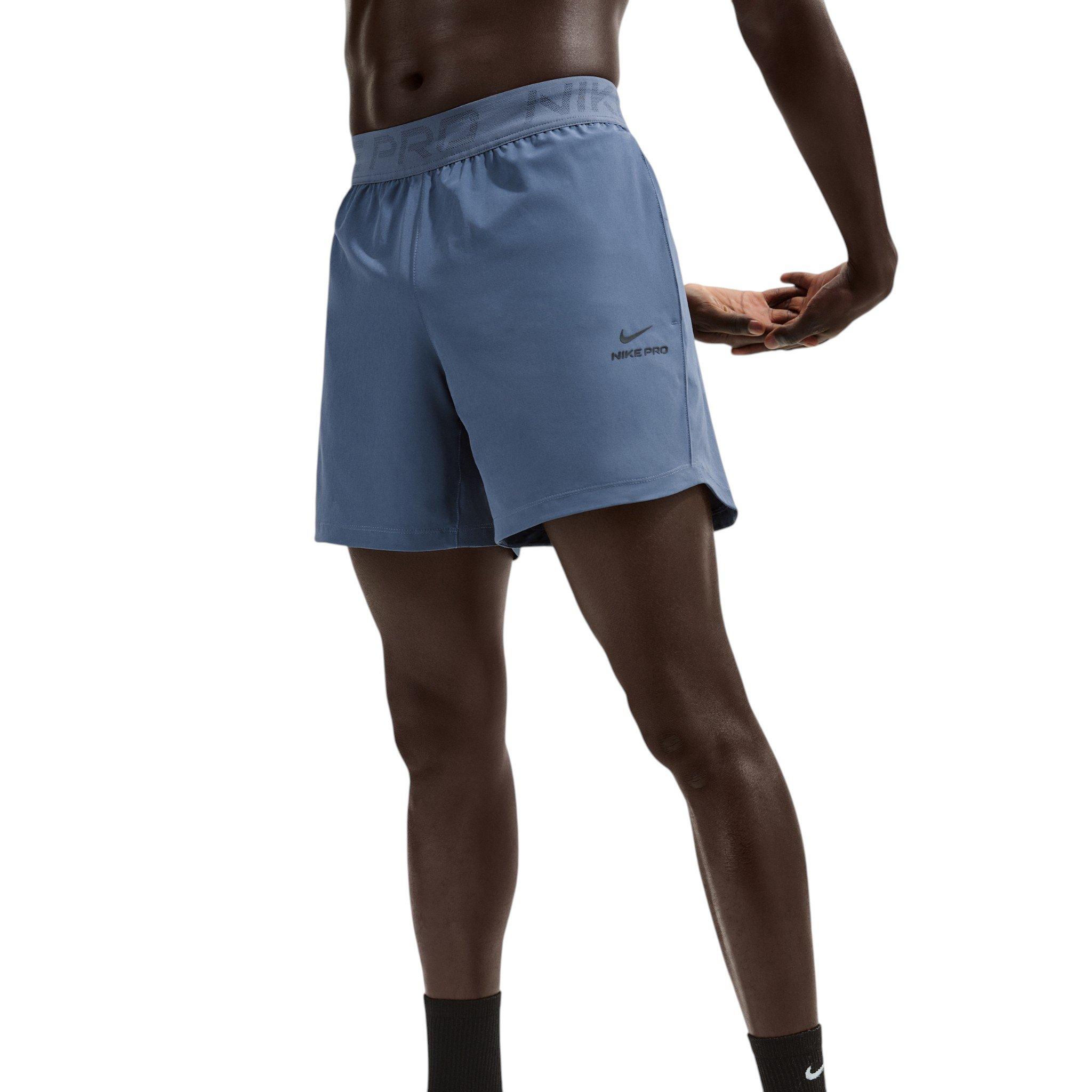 Nike Men's Pro Training Dri-FIT 6" Shorts - Blue - BLUE