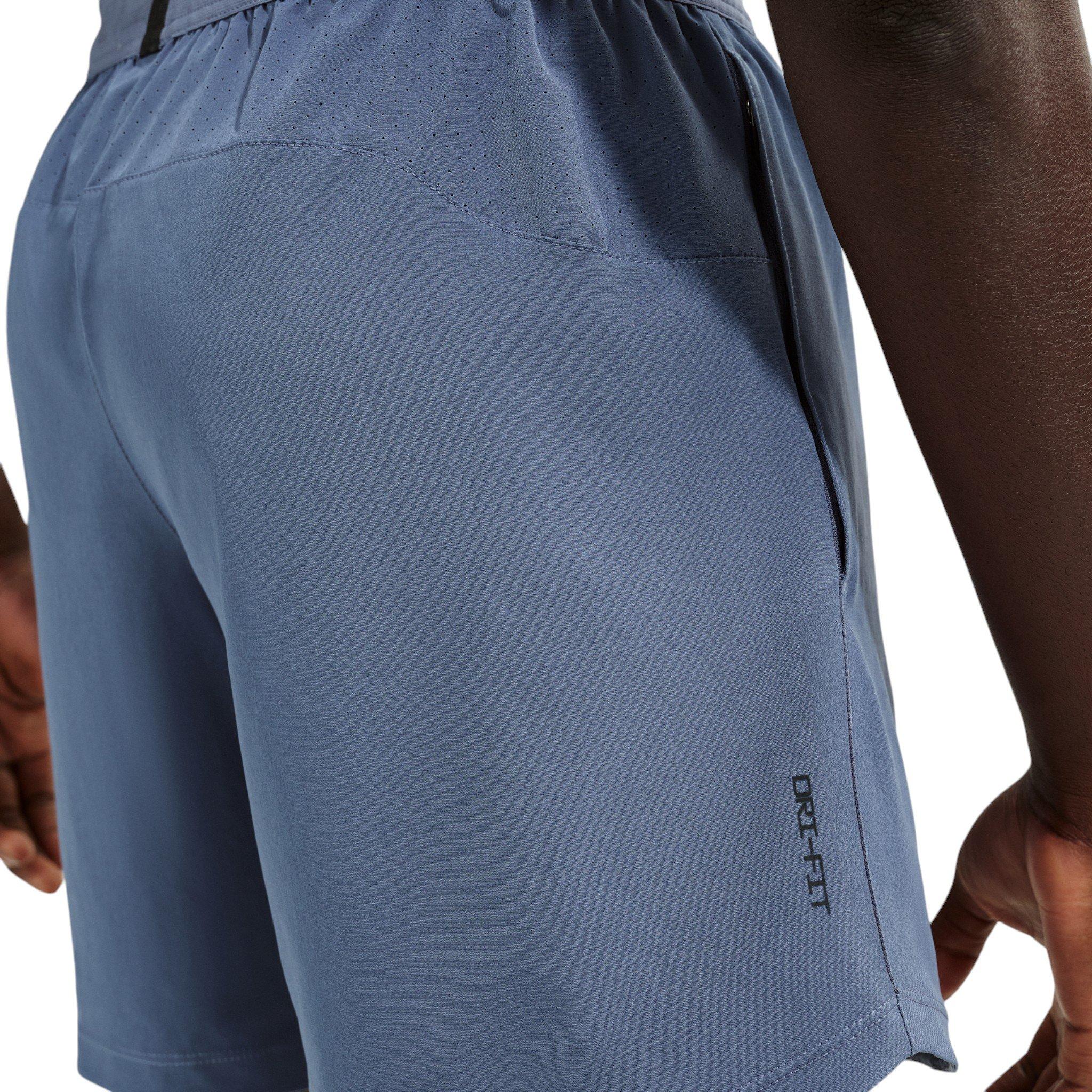 Nike Men's Pro Training Dri-FIT 6" Shorts - Blue - BLUE