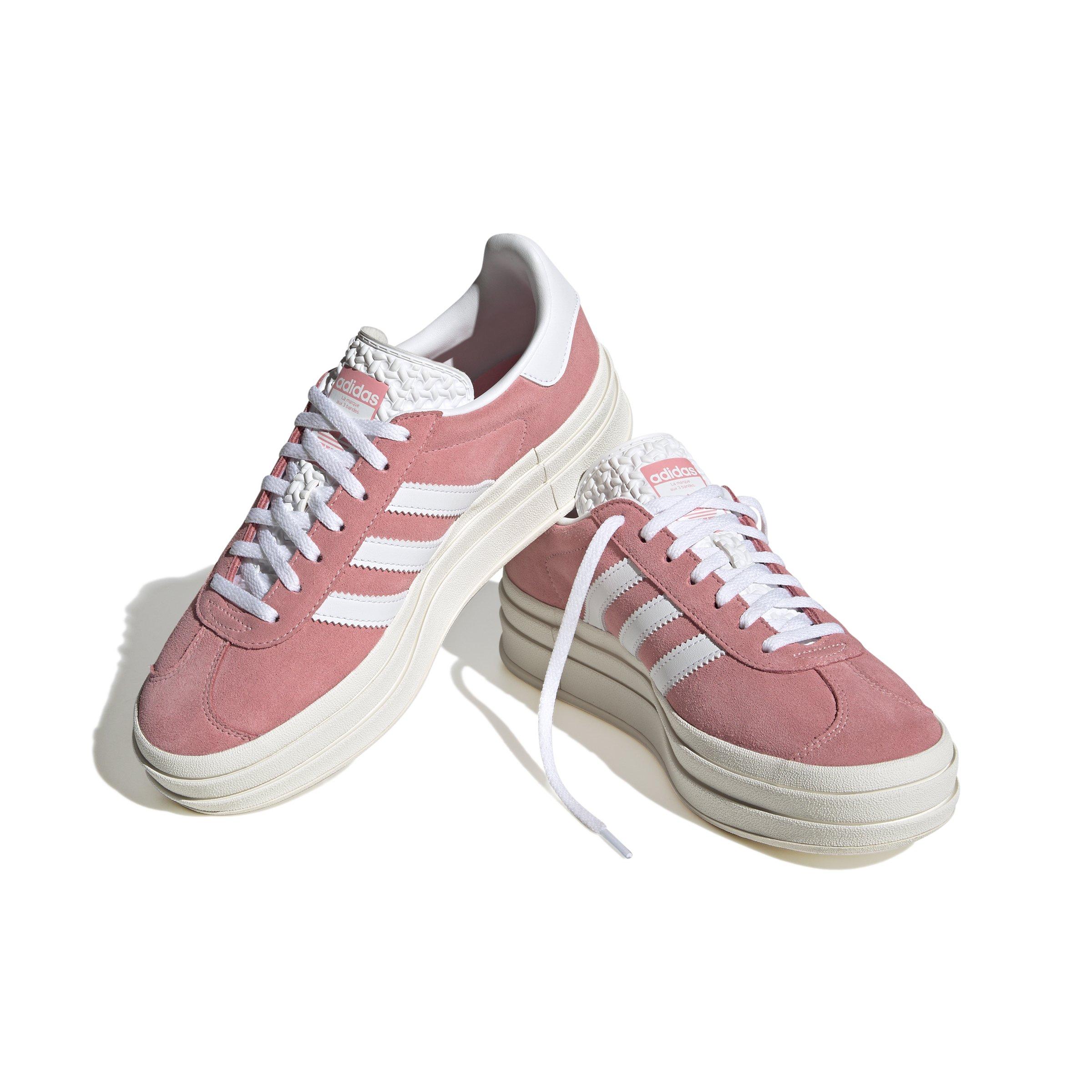 adidas Originals Gazelle Bold "Super Pop/Ftwr White/Chalk White" Women's Shoe - RED Thumbnail View 3