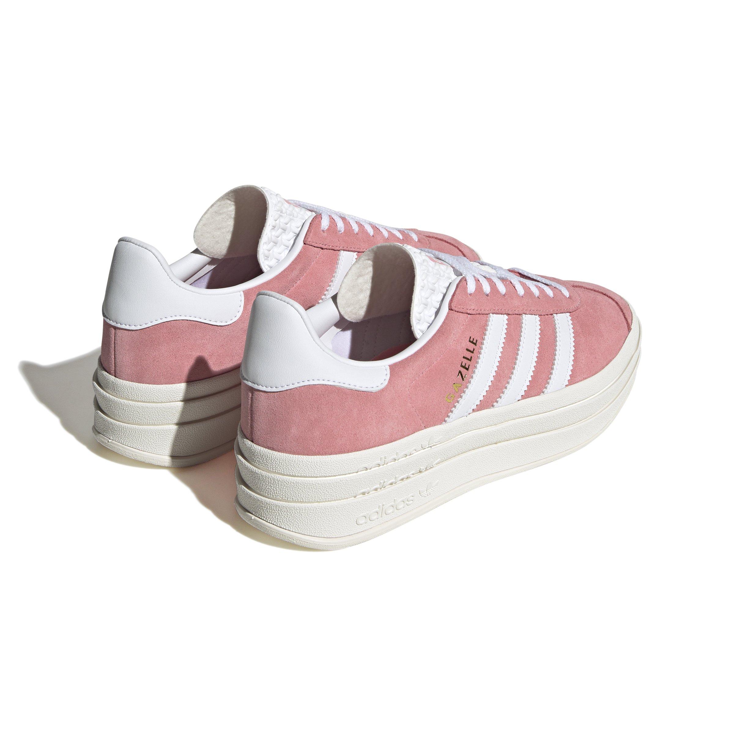 adidas Originals Gazelle Bold "Super Pop/Ftwr White/Chalk White" Women's Shoe - RED Thumbnail View 4