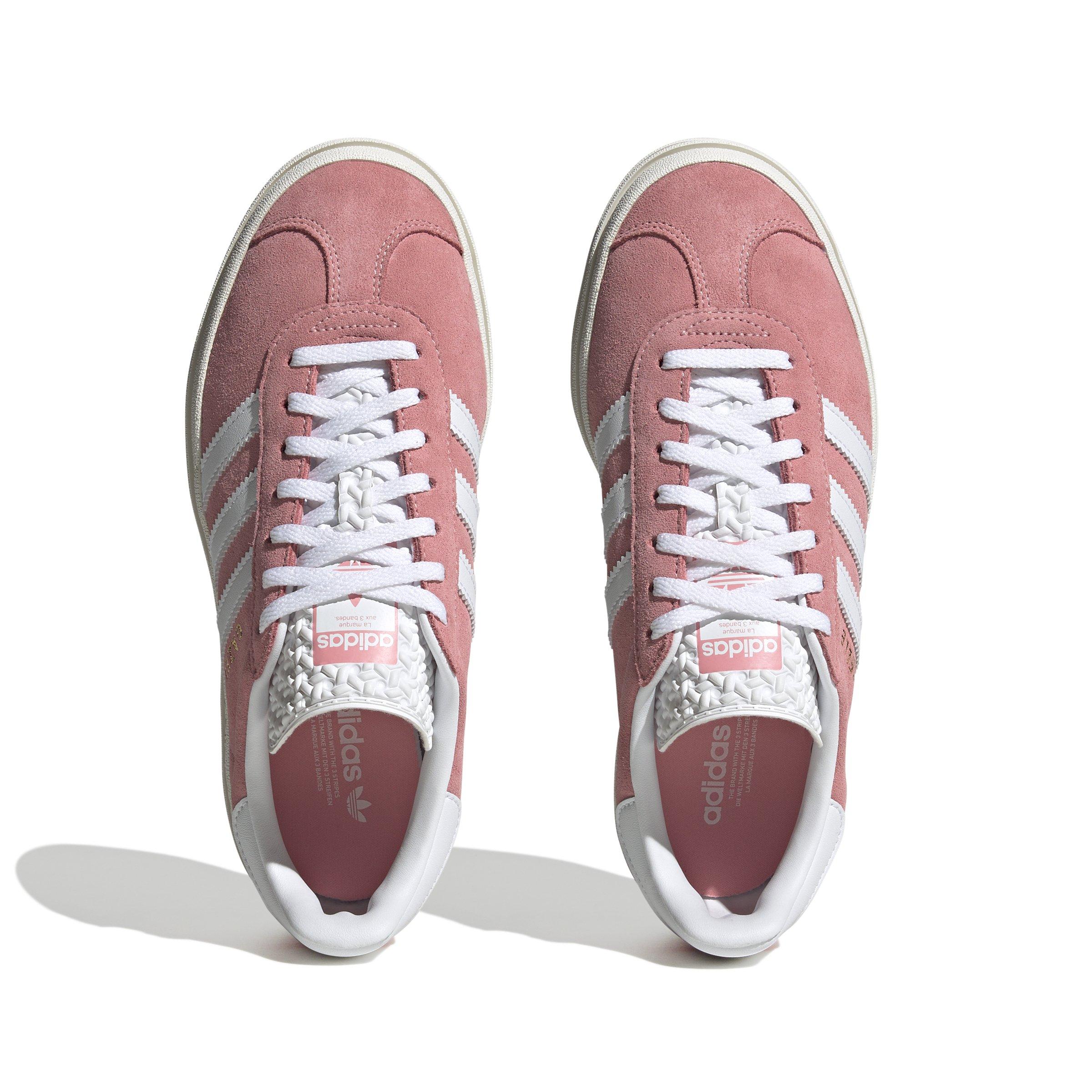 adidas Originals Gazelle Bold "Super Pop/Ftwr White/Chalk White" Women's Shoe - RED Thumbnail View 5