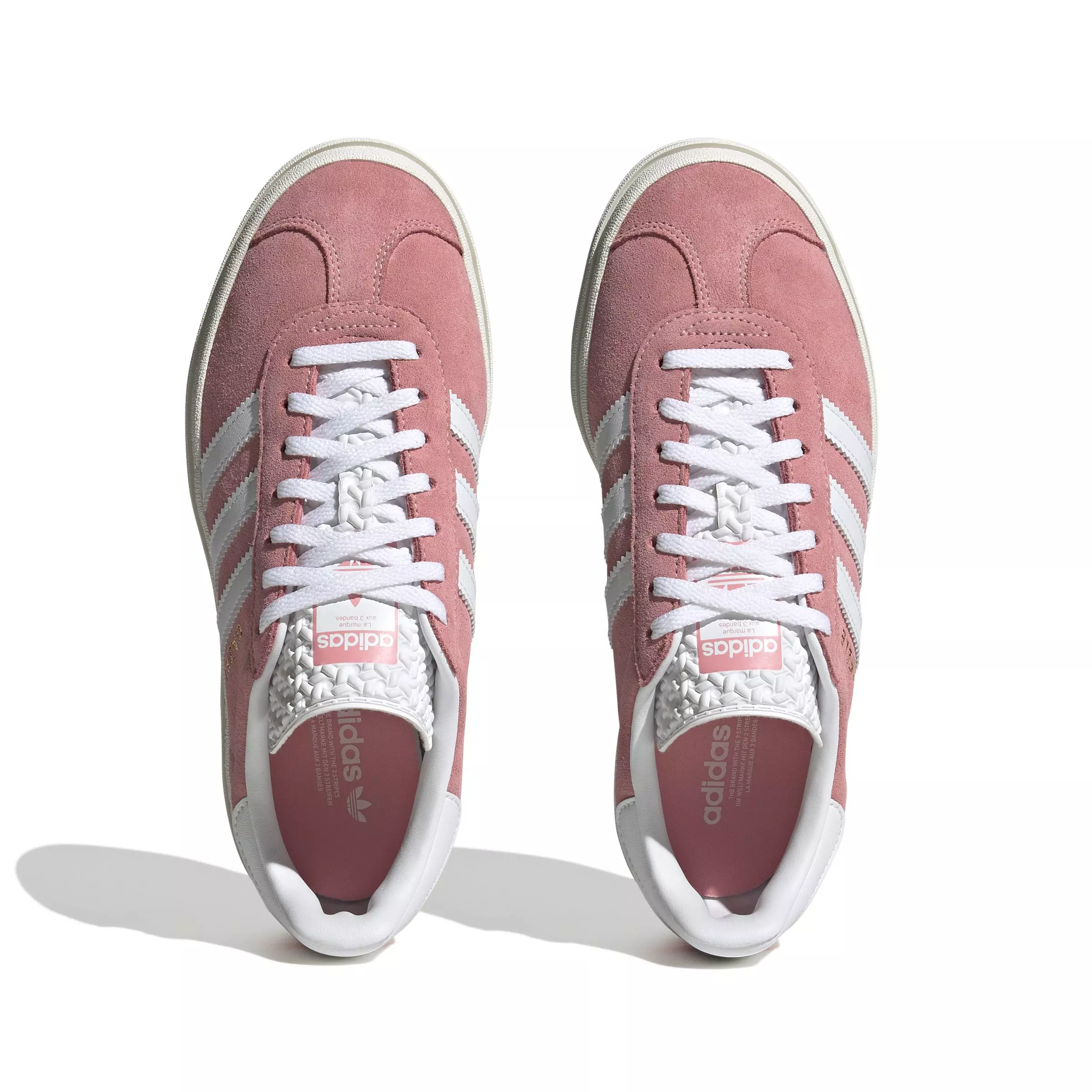 adidas Originals Gazelle Bold "Super Pop/Ftwr White/Chalk White" Women's Shoe - RED