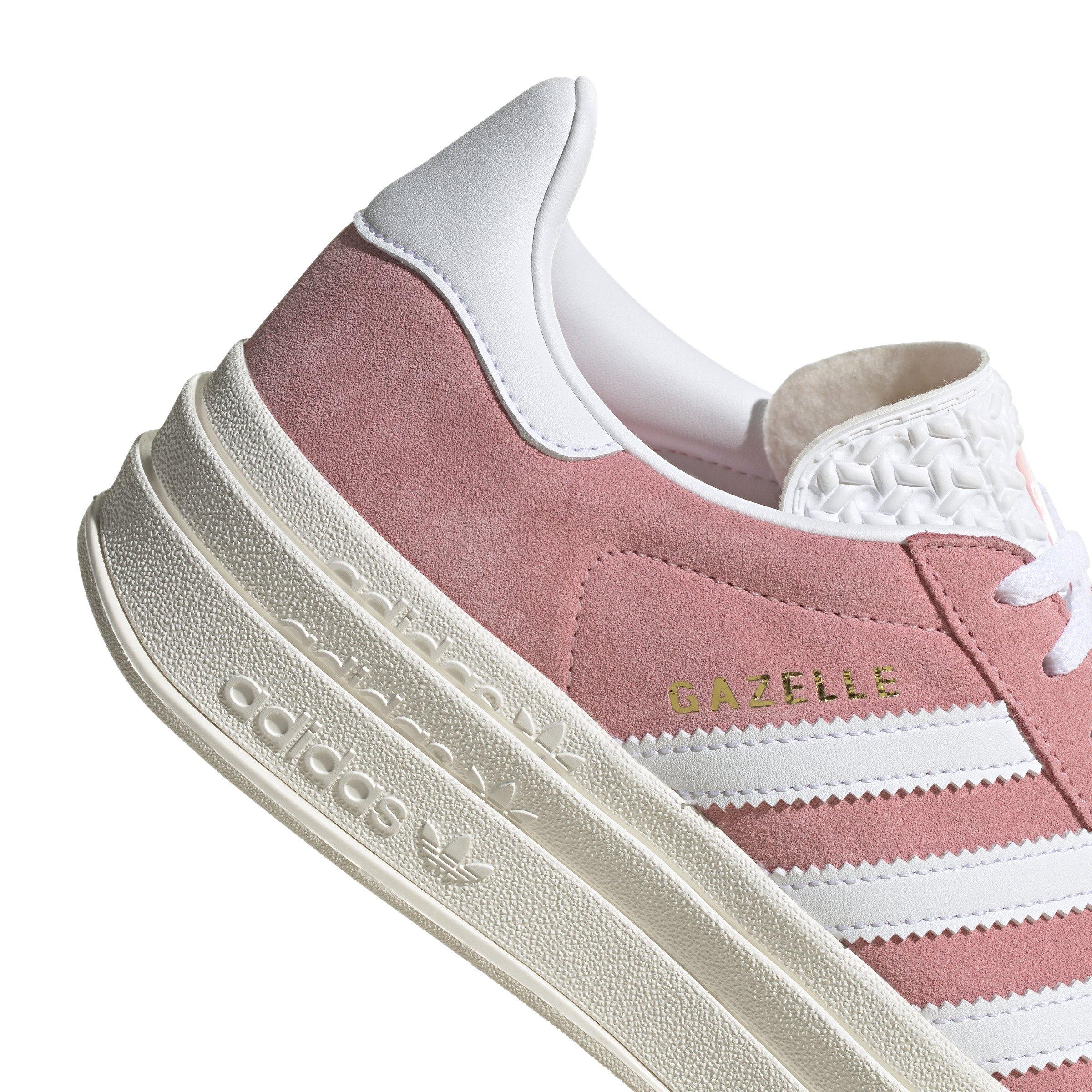 adidas Originals Gazelle Bold "Super Pop/Ftwr White/Chalk White" Women's Shoe - RED Thumbnail View 7