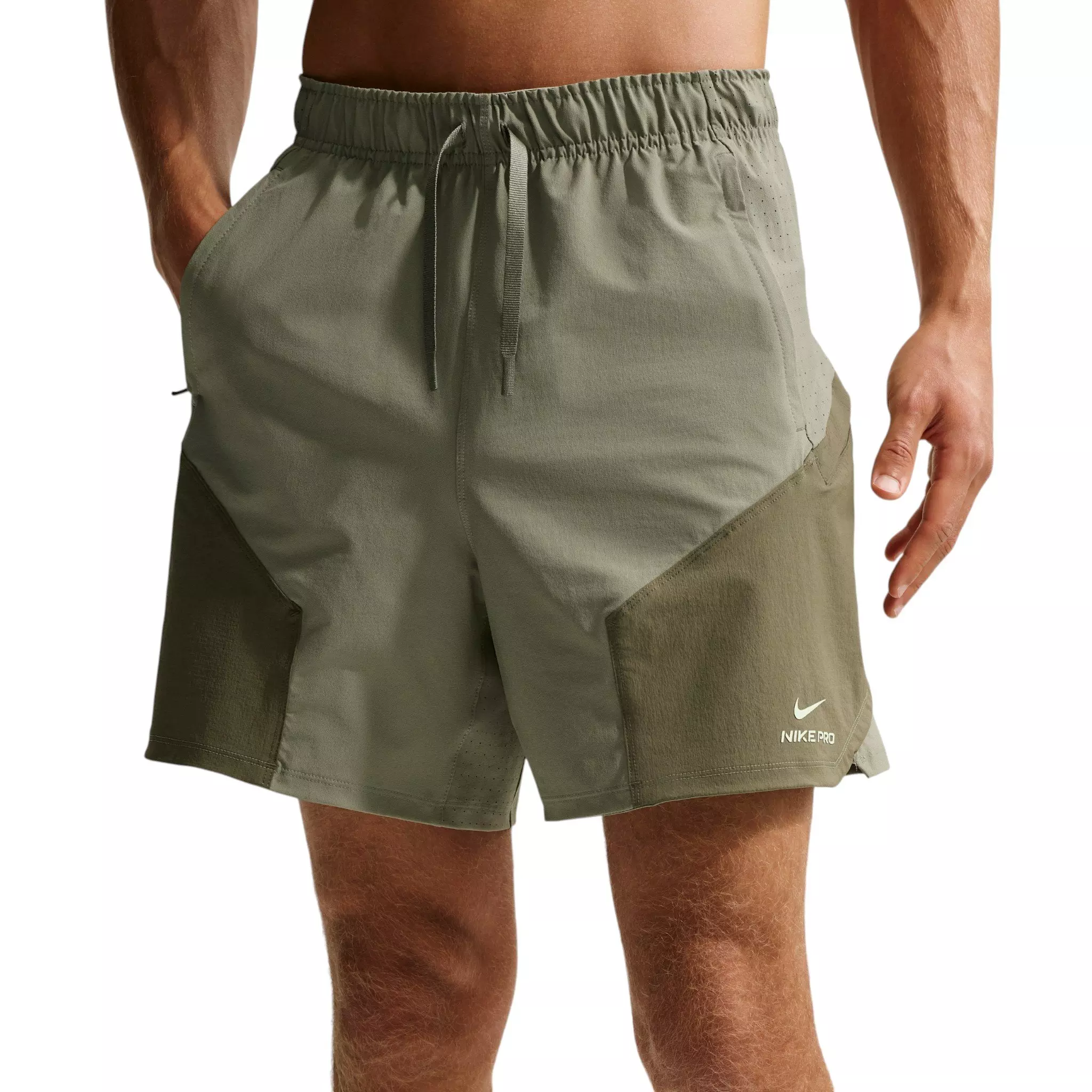 Nike Men's Pro Training Dri-FIT ADV 6" Shorts - Army Green - ARMY GREEN