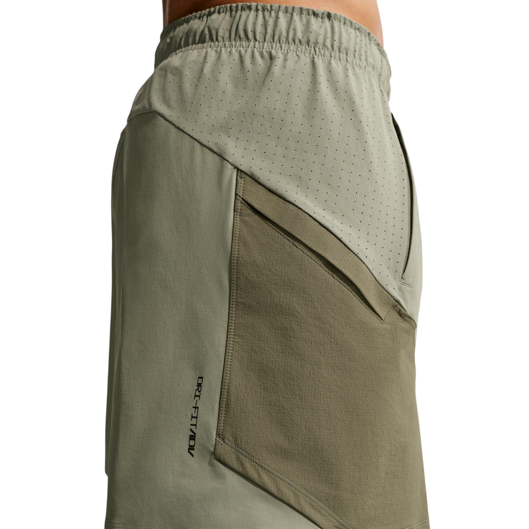 Nike Men's Pro Training Dri-FIT ADV 6" Shorts - Army Green - ARMY GREEN