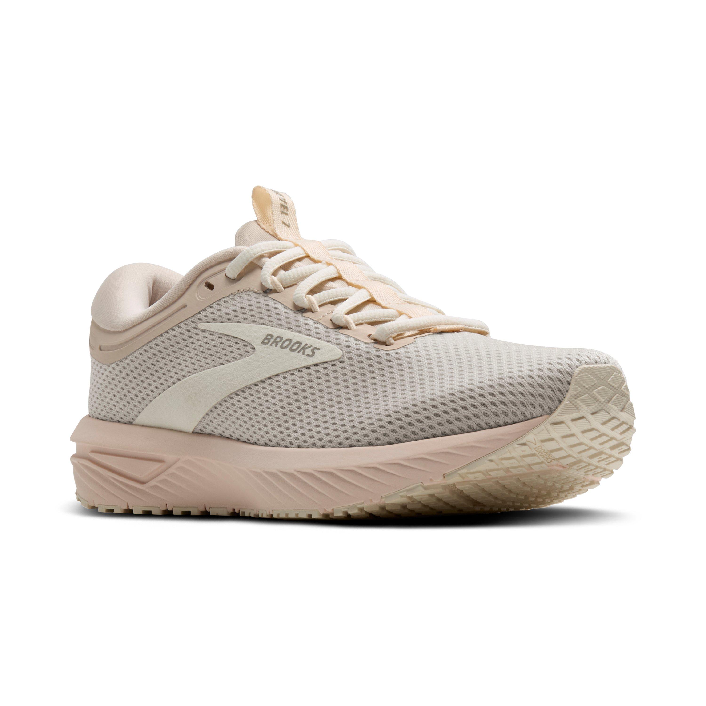 Brooks Revel 7 "Almond/Coconut Milk/London Fog" Women's Running Shoe - ALMOND/COCONUT/FOG Thumbnail View 4