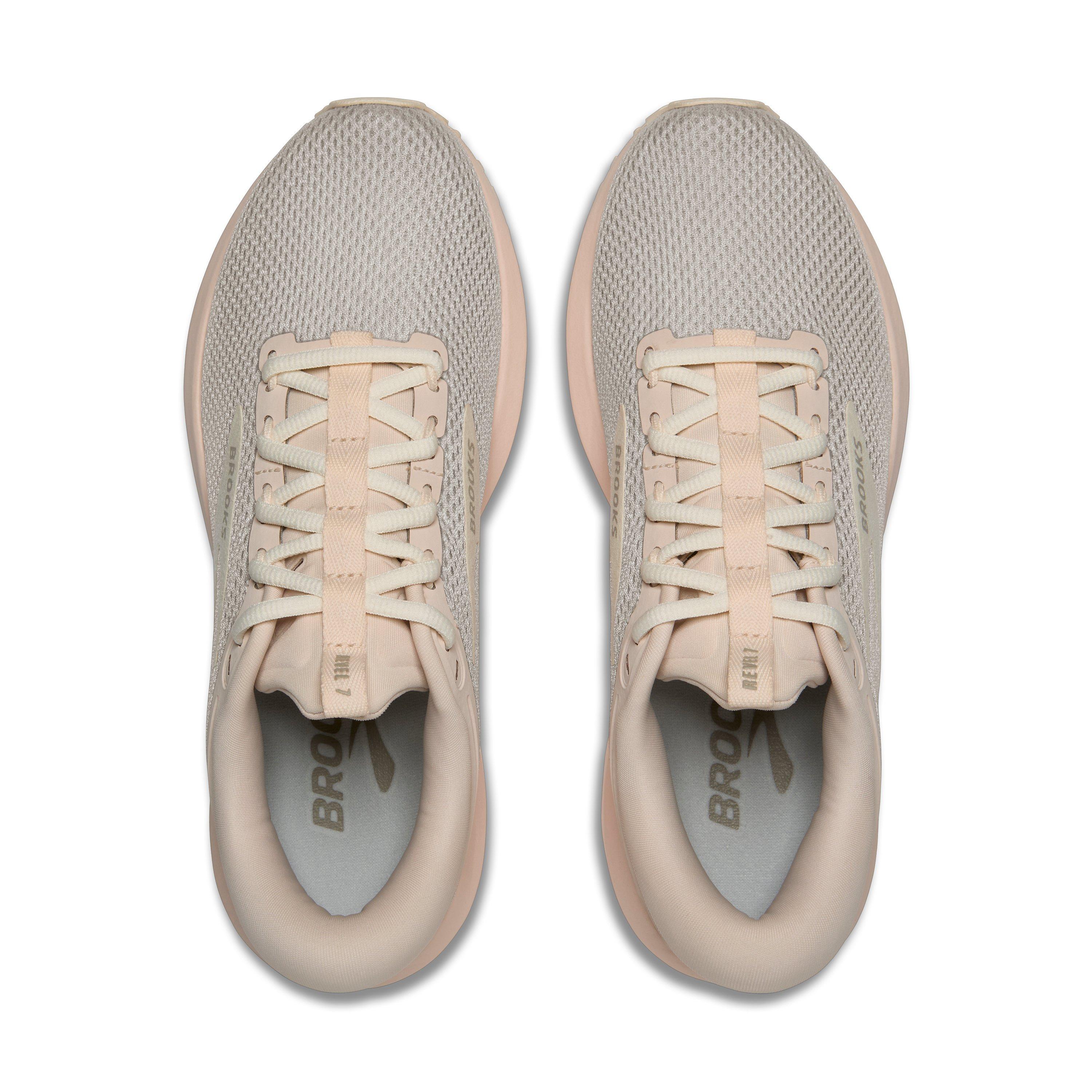 Brooks Revel 7 "Almond/Coconut Milk/London Fog" Women's Running Shoe - ALMOND/COCONUT/FOG Thumbnail View 5
