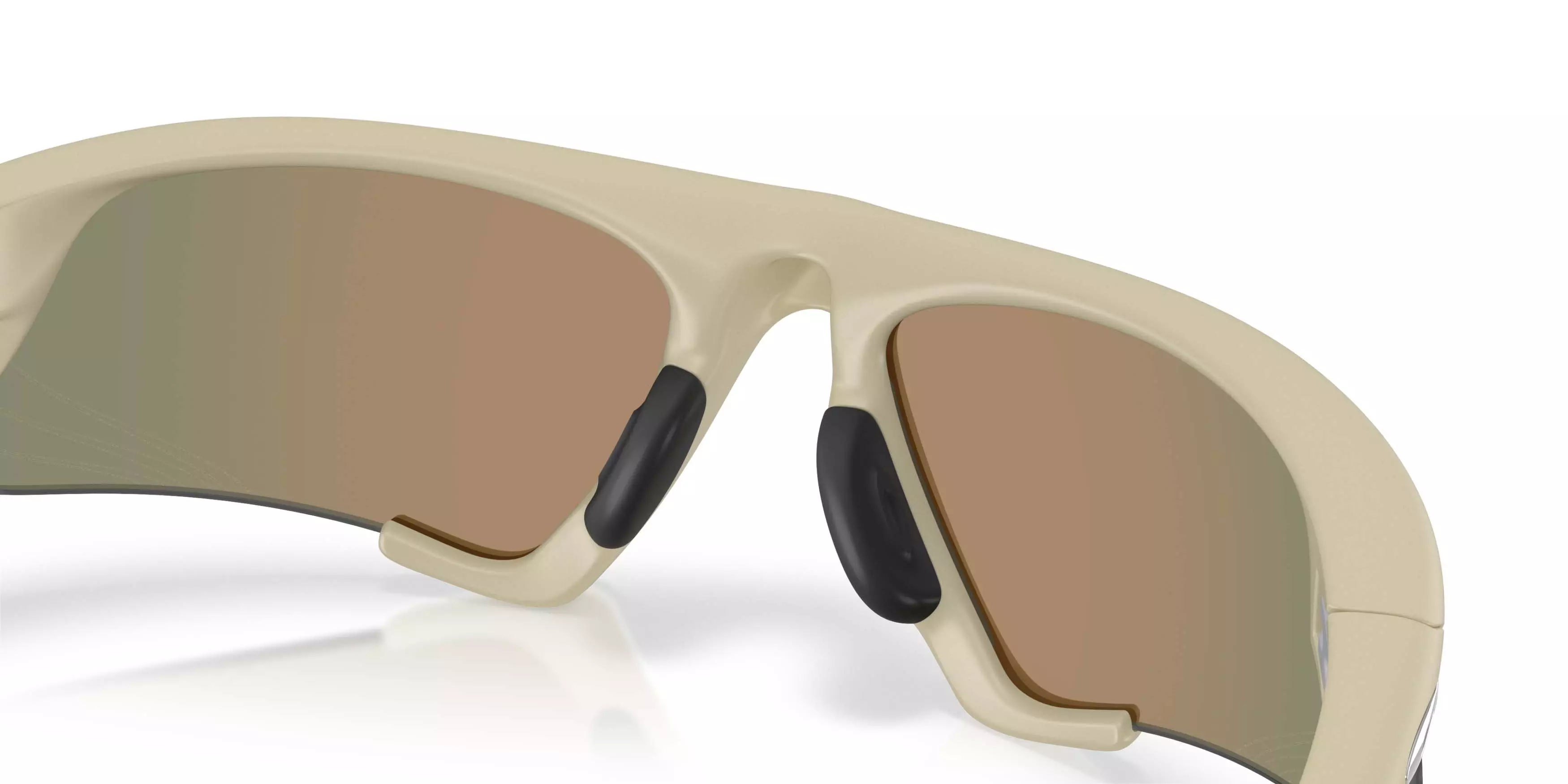 Oakley Suture Jacket Prizm Ruby Sunglasses &ndash; Matte Sand - BROWN/RED