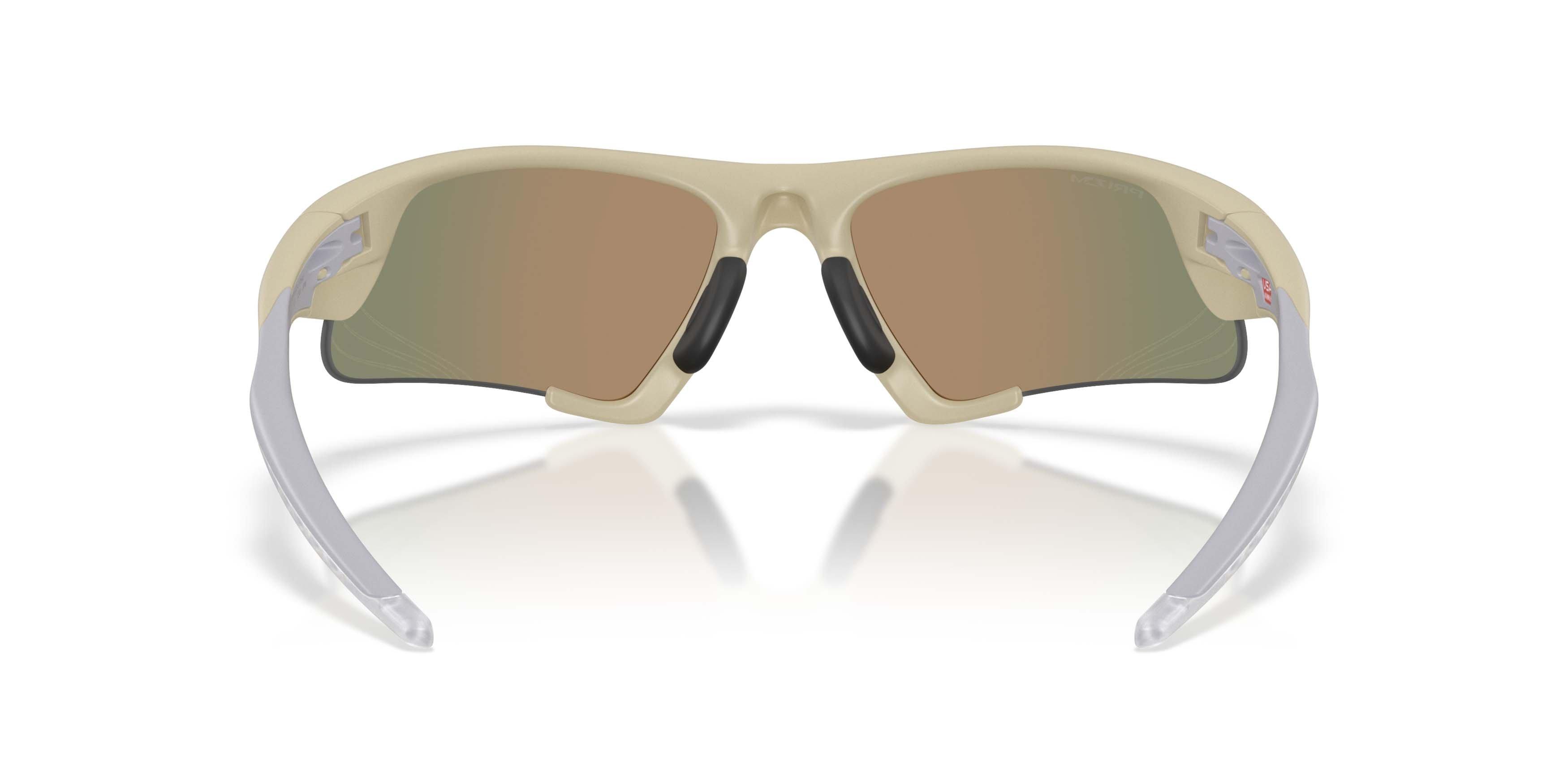 Oakley Suture Jacket Prizm Ruby Sunglasses &ndash; Matte Sand - BROWN/RED Thumbnail View 6