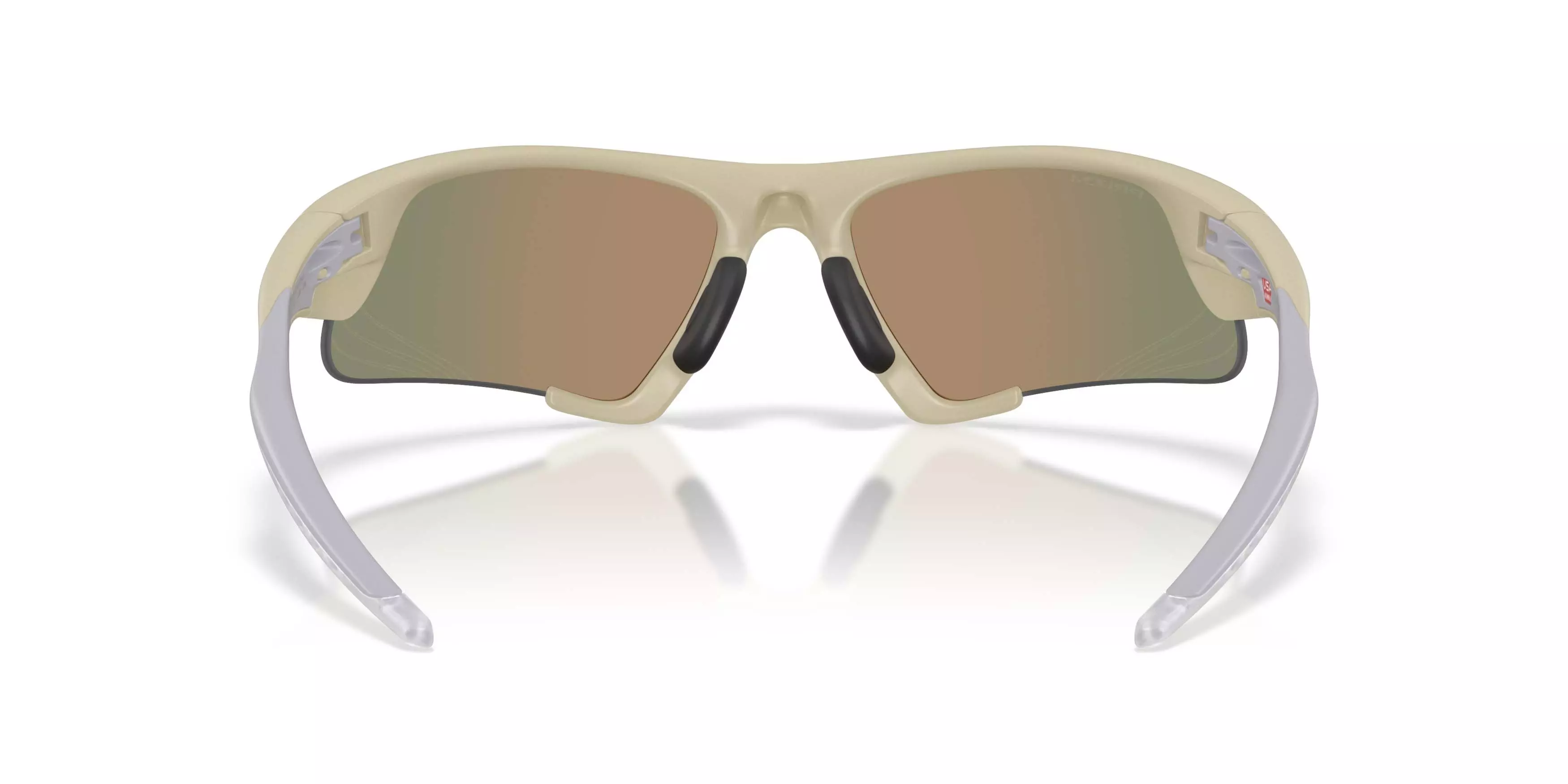 Oakley Suture Jacket Prizm Ruby Sunglasses &ndash; Matte Sand - BROWN/RED