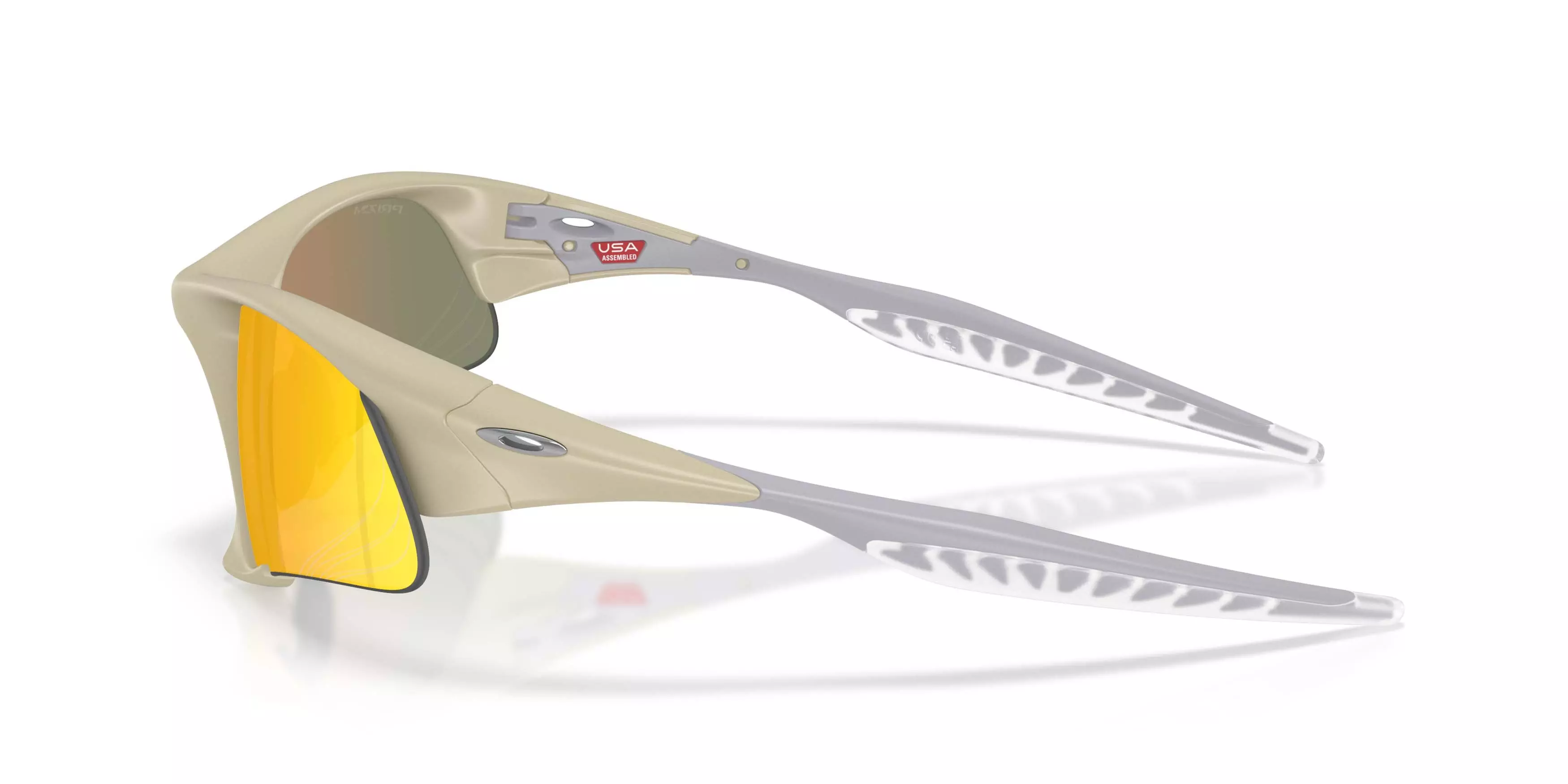 Oakley Suture Jacket Prizm Ruby Sunglasses &ndash; Matte Sand - BROWN/RED