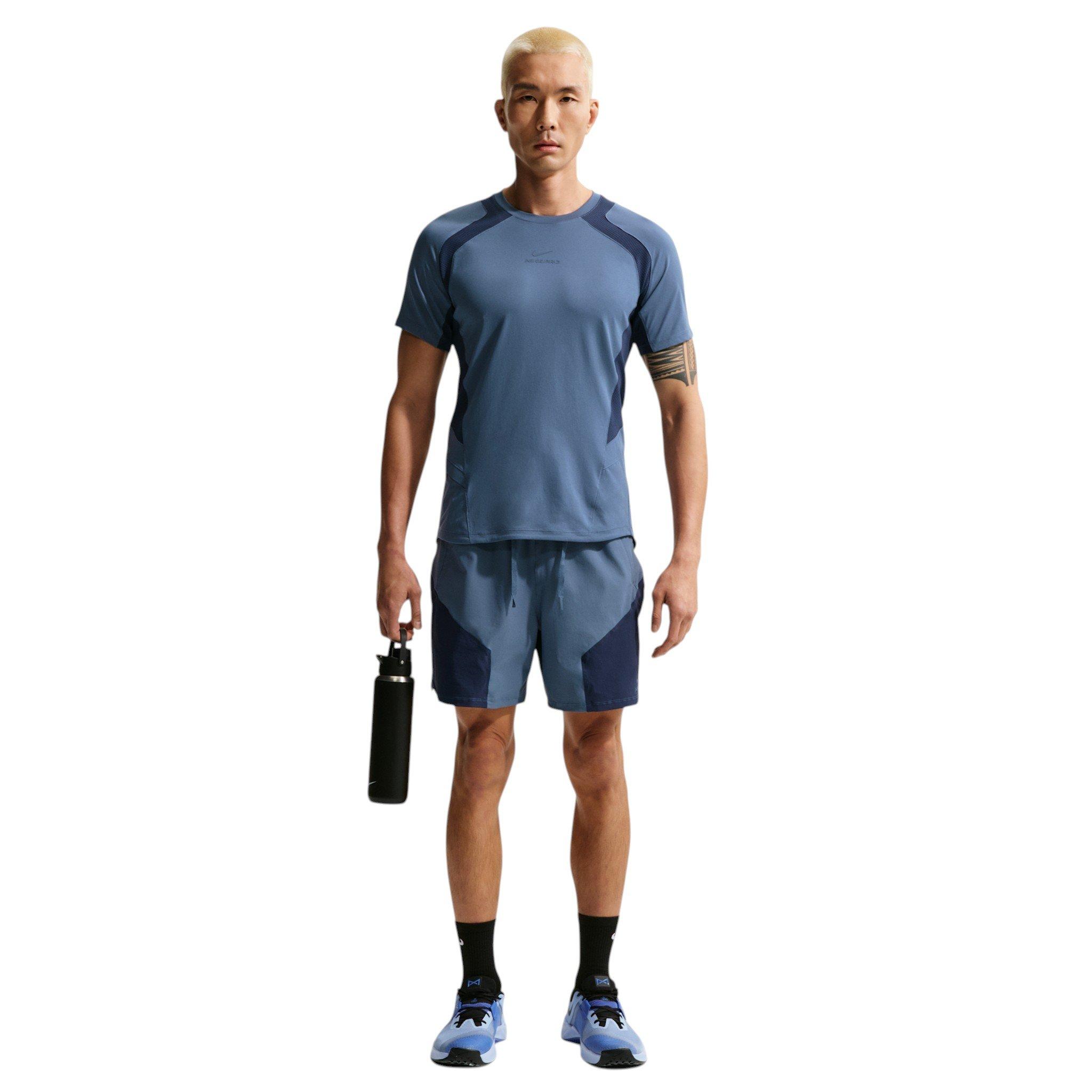 Nike Men's Pro Training Dri-FIT ADV 6" Shorts - Blue - BLUE
