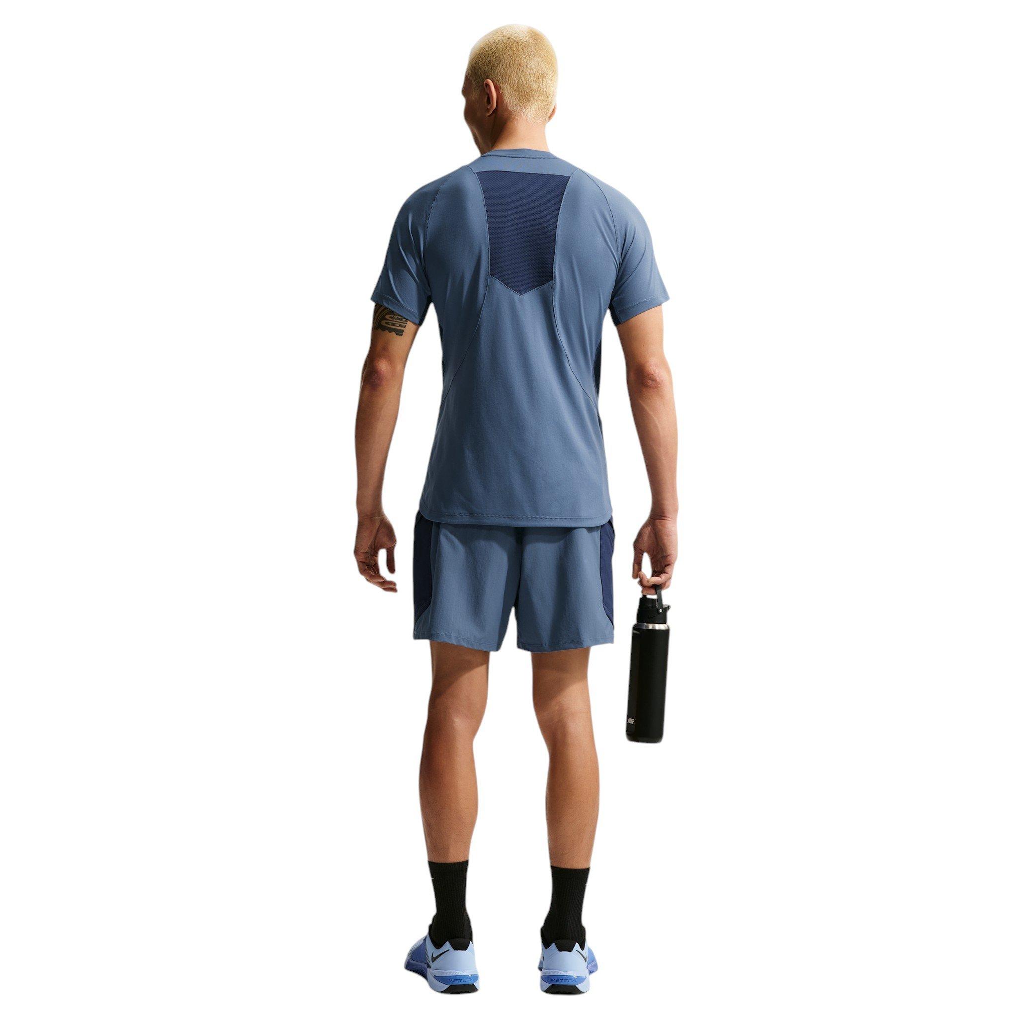 Nike Men's Pro Training Dri-FIT ADV 6" Shorts - Blue - BLUE