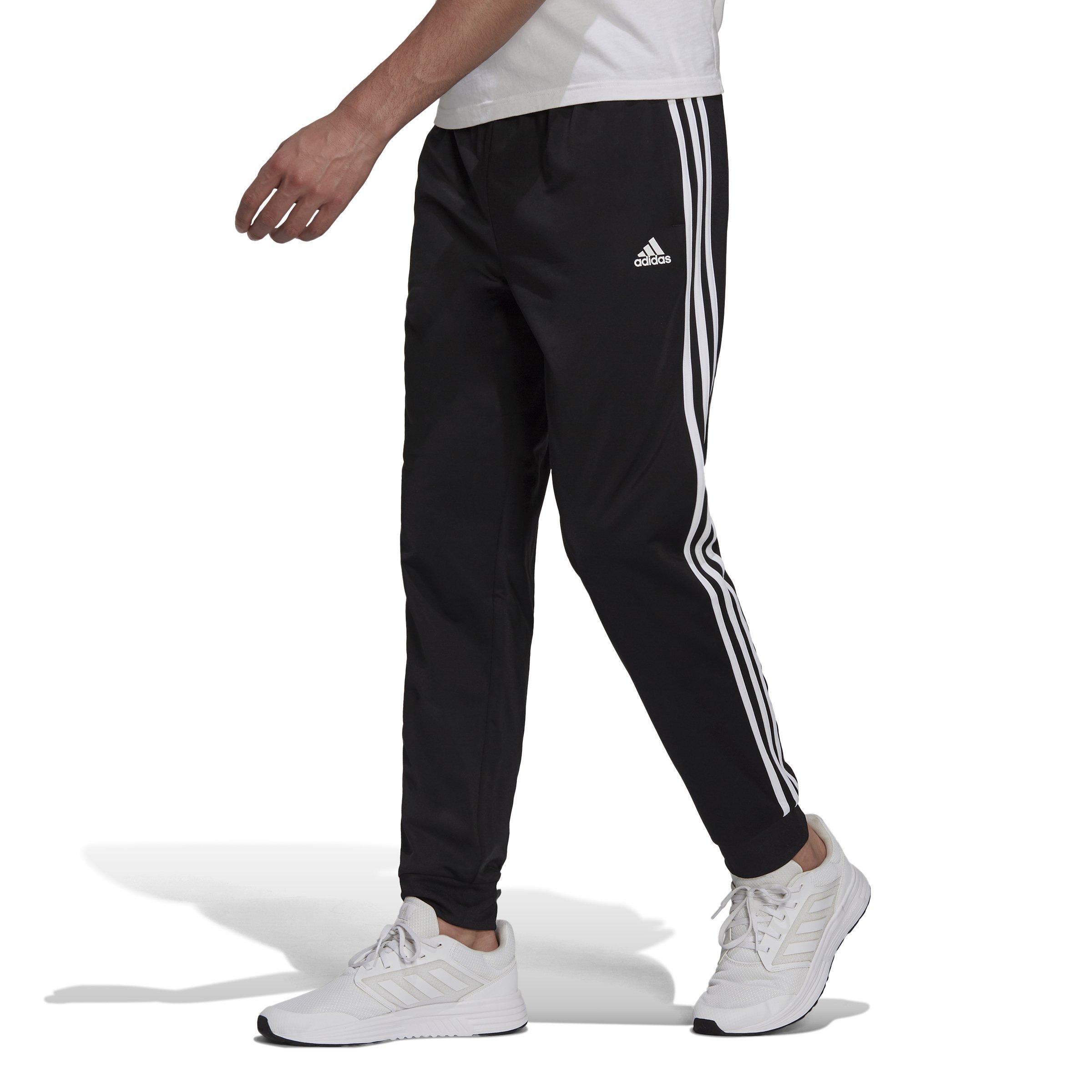 Men's Essentials Tapered Track Pants​-Black