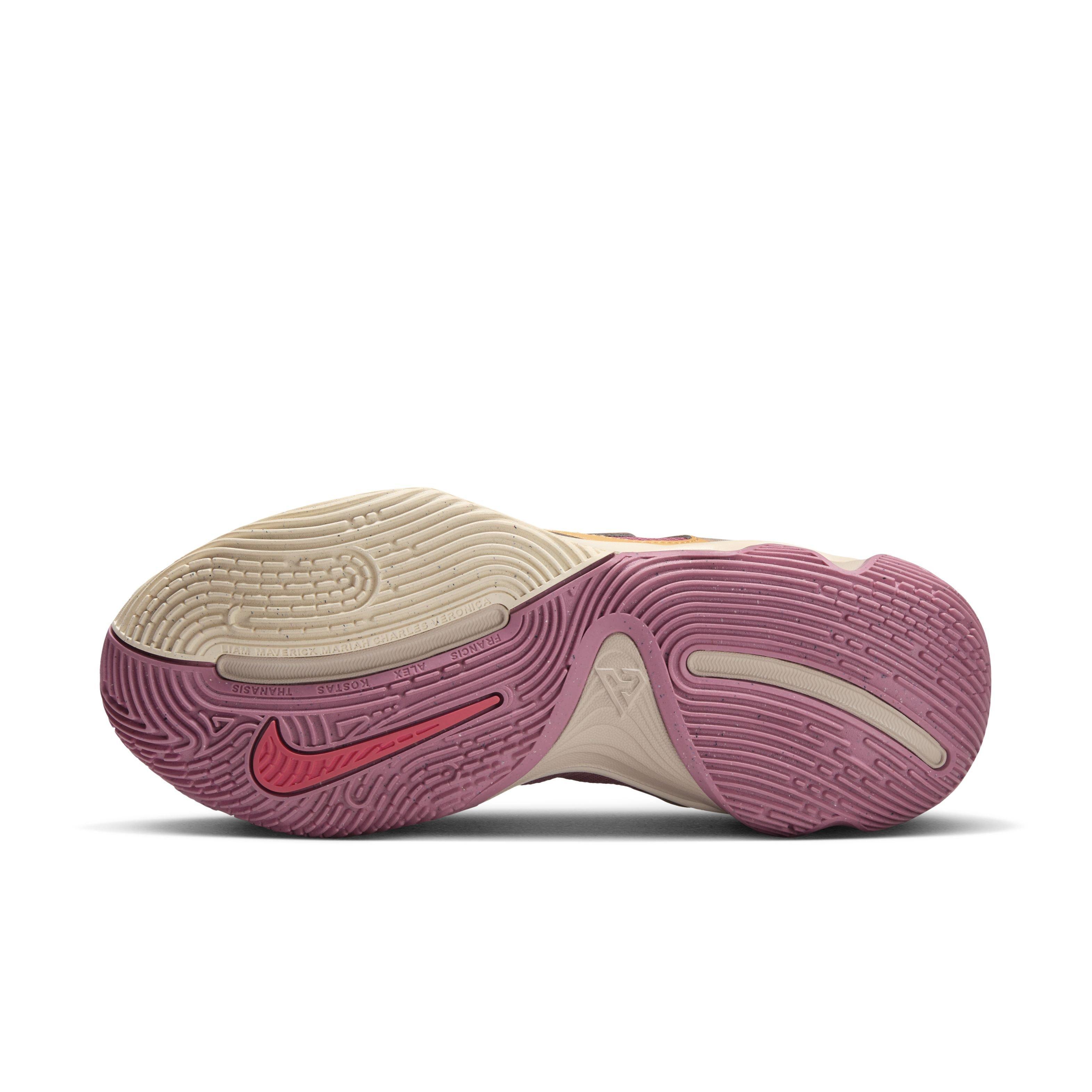 Nike Giannis Immortality 3 "Fossil Stone/Desert Berry/Guava Ice/Celestial Gold" Men's Basketball Shoe - STONE/BERRY/GUAVA/GOLD Thumbnail View 6