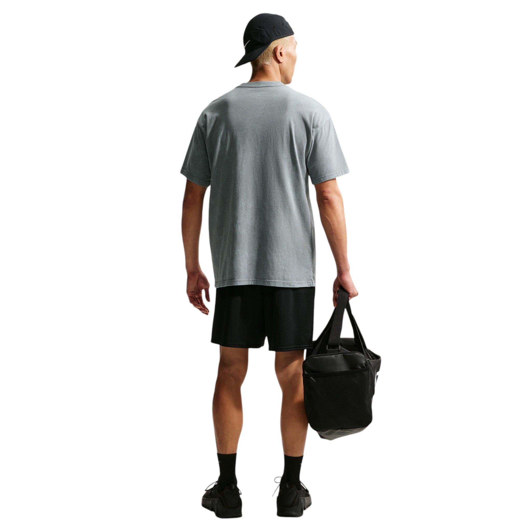 Nike Men's Sharp Wordmark Graphic T-Shirt - Grey - GREY