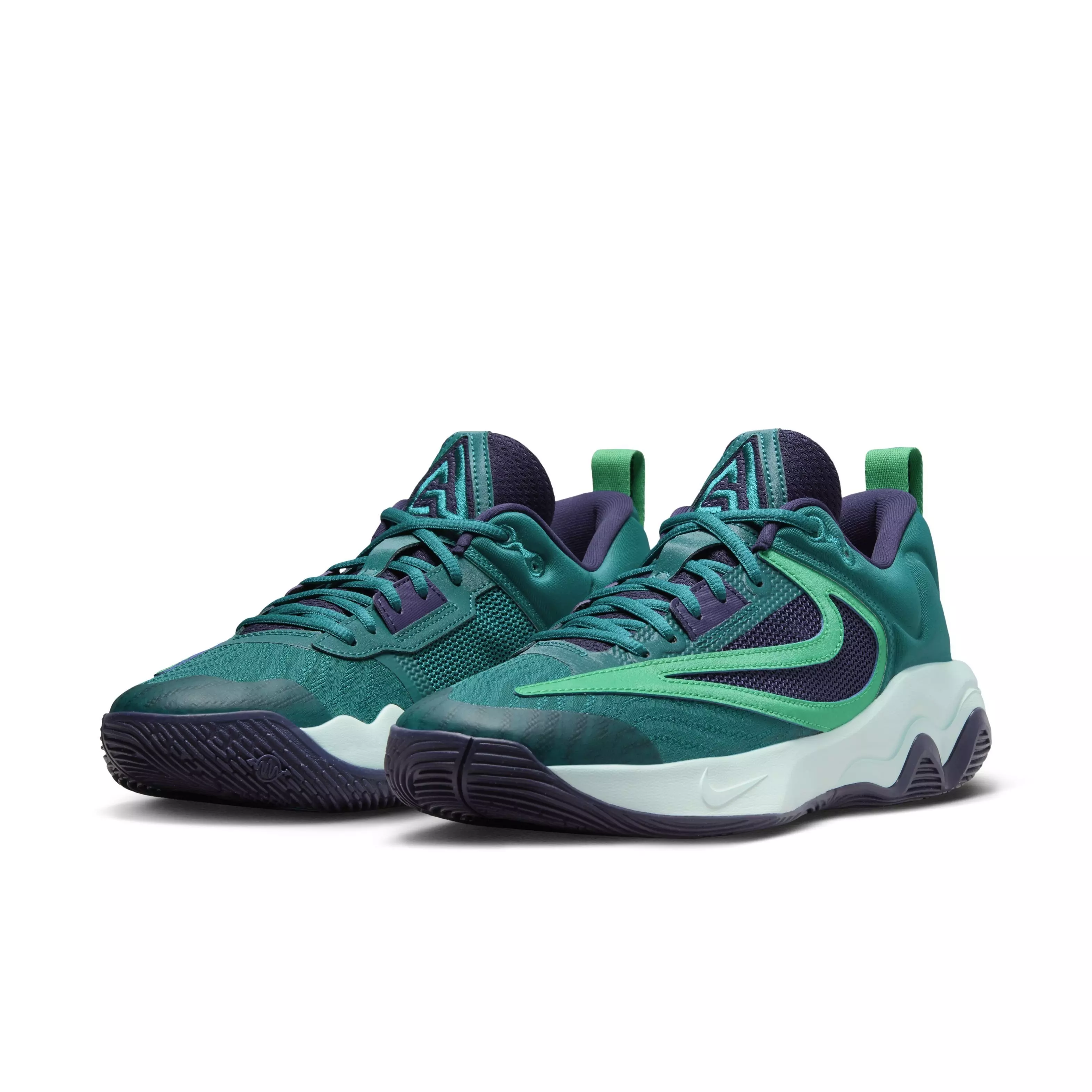 Nike Giannis Immortality 3 "Geode Teal/Purple Ink/Jade Ice/Stadium Green" Men's Basketball Shoe - TEAL/PURPLE/JADE/GREEN