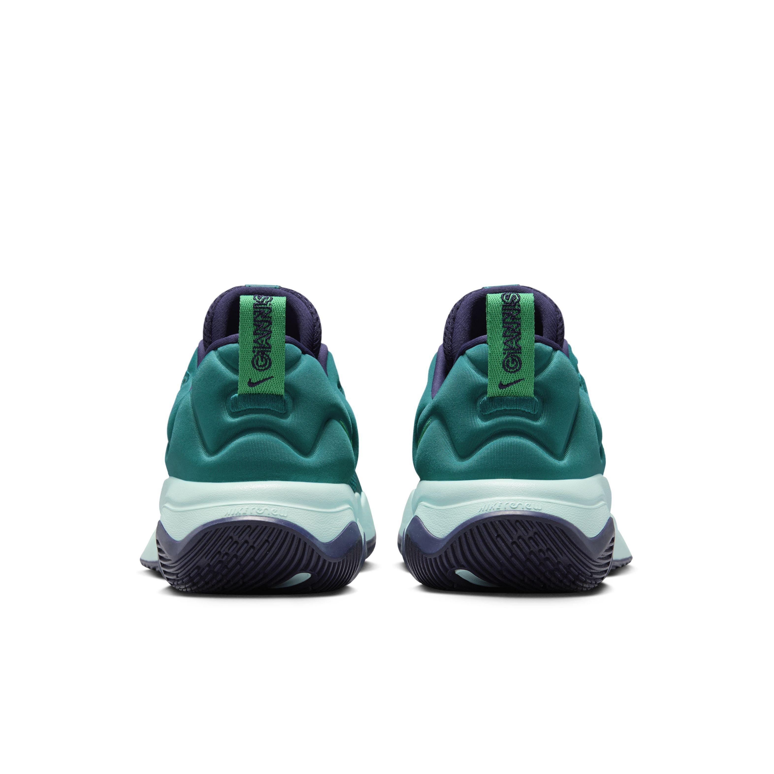 Nike Giannis Immortality 3 "Geode Teal/Purple Ink/Jade Ice/Stadium Green" Men's Basketball Shoe - TEAL/PURPLE/JADE/GREEN Thumbnail View 5