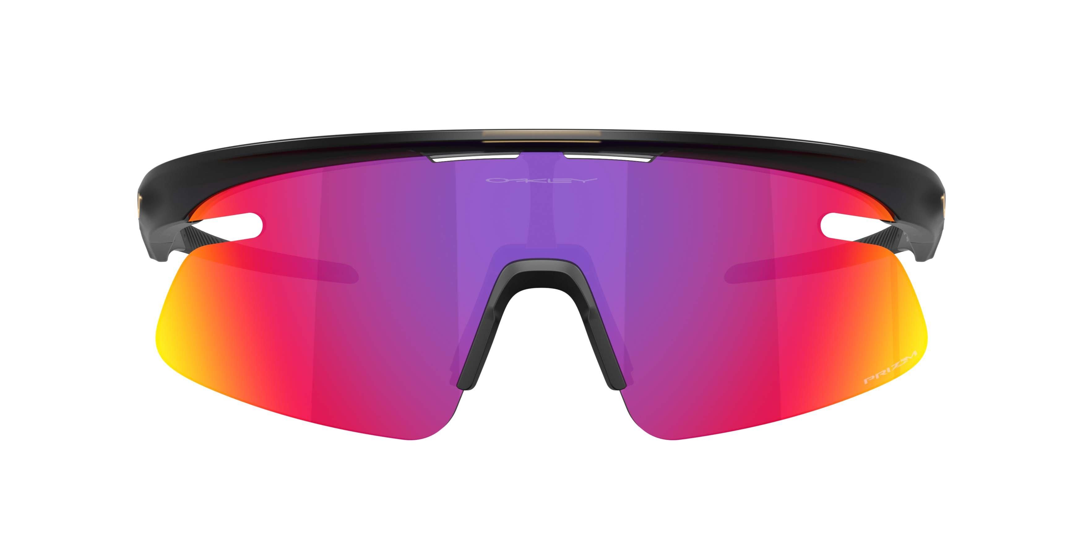 Oakley RSLV Lite Prizm Road Sunglasses &ndash; Black Ink - BLACK/RED Thumbnail View 2