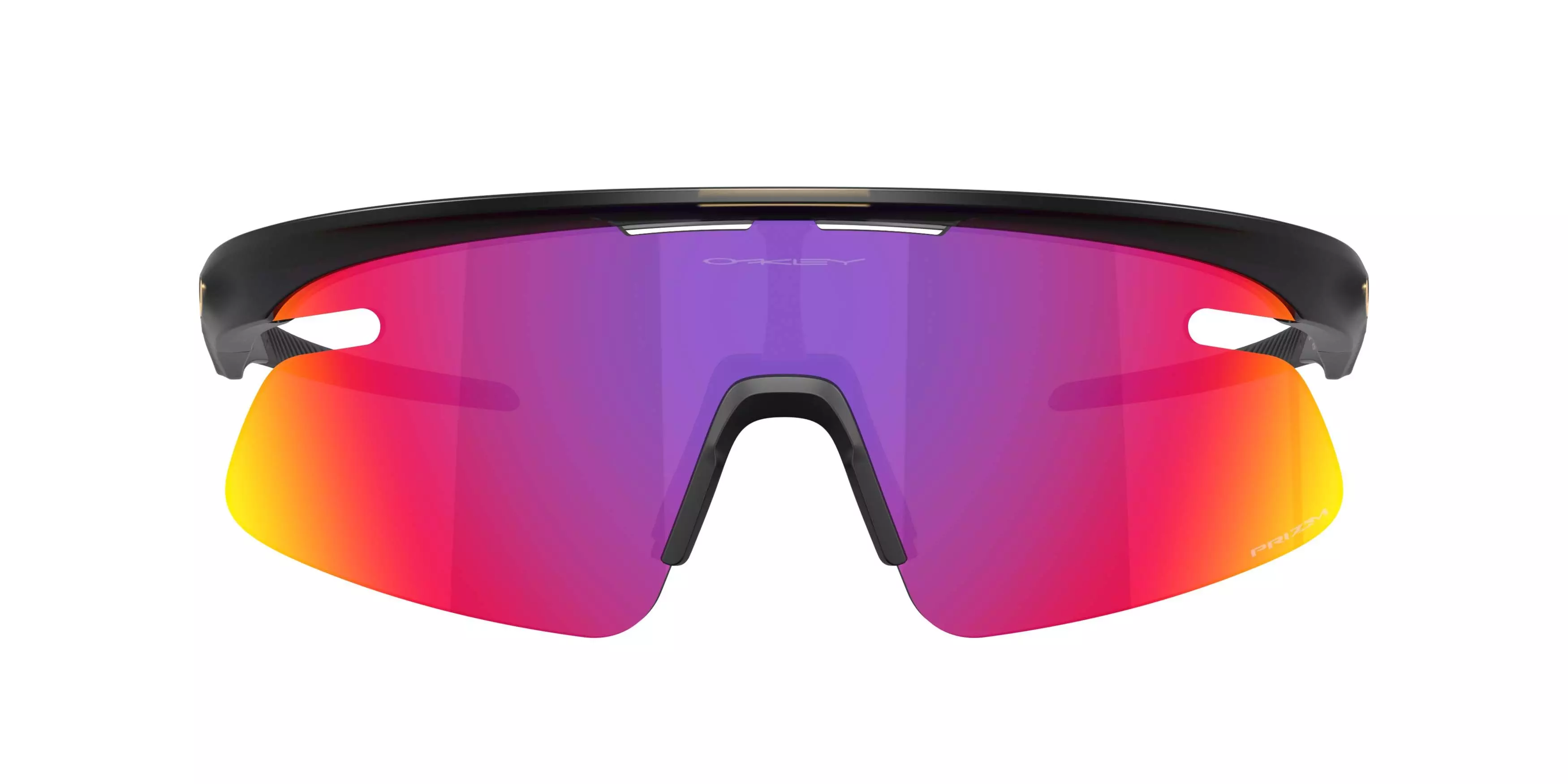 Oakley RSLV Lite Prizm Road Sunglasses &ndash; Black Ink - BLACK/RED