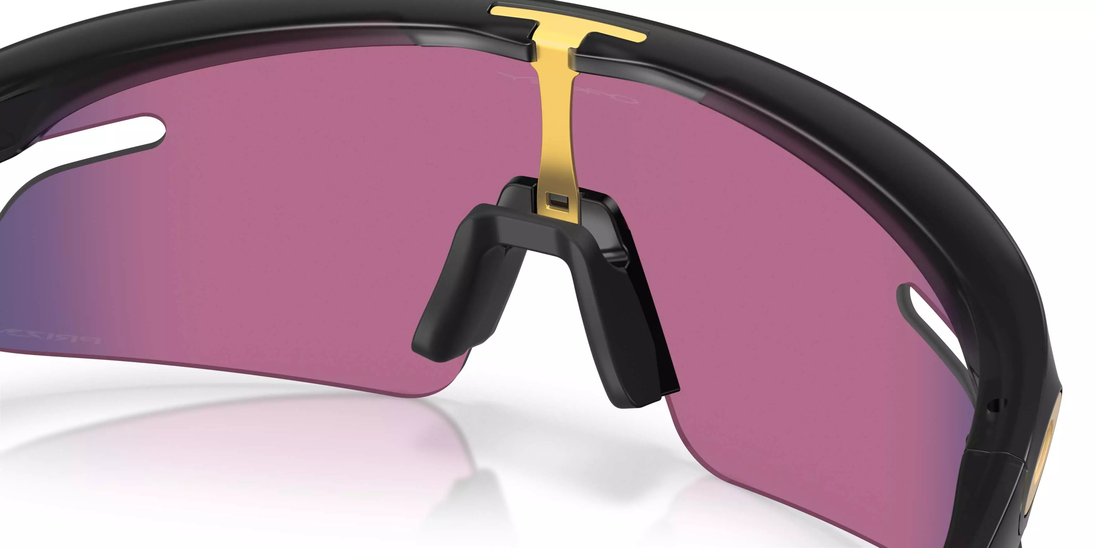 Oakley RSLV Lite Prizm Road Sunglasses &ndash; Black Ink - BLACK/RED