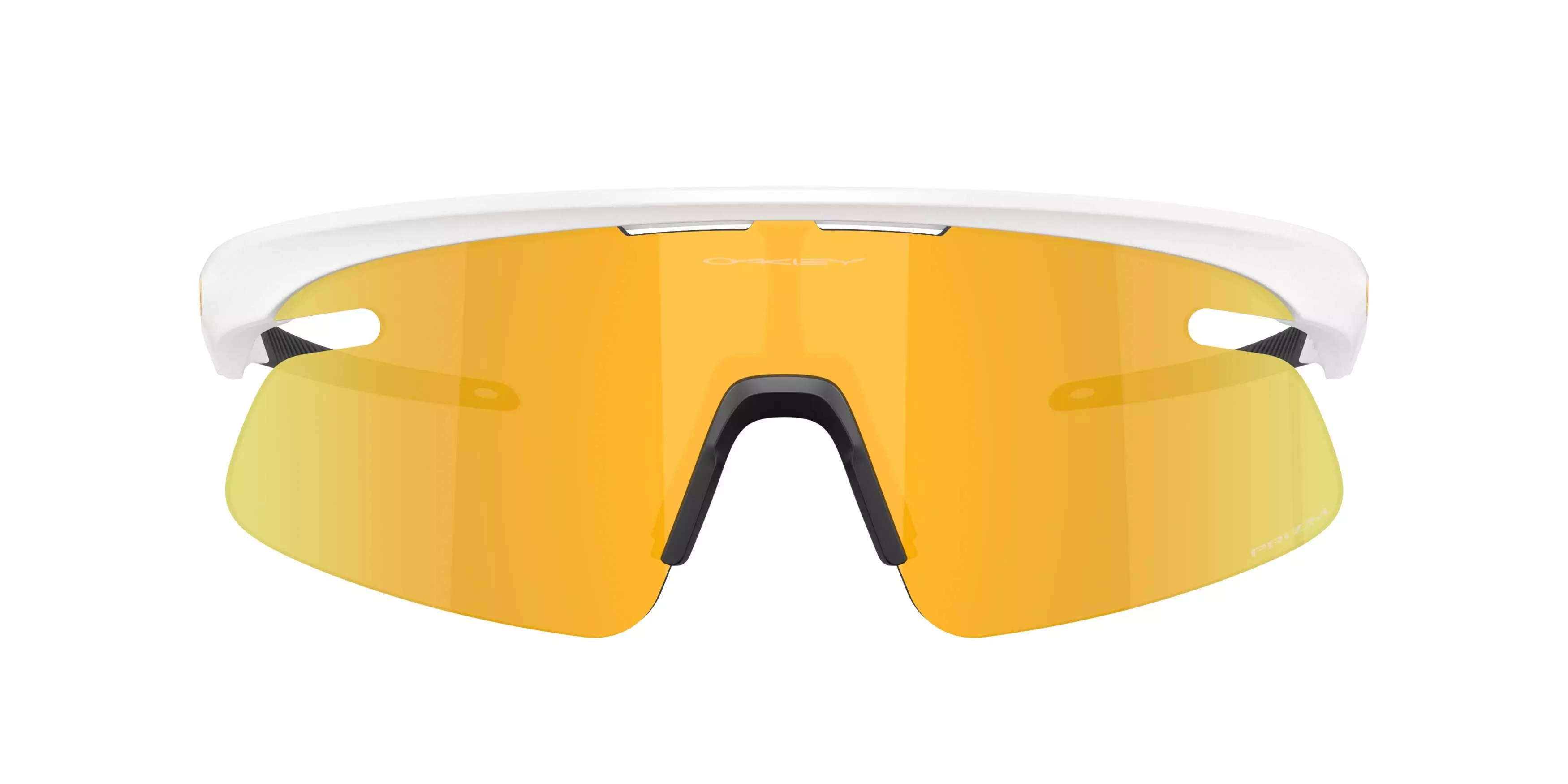 Oakley RSLV Lite Prizm 24K Sunglasses &ndash; Matte White - WHITE/GOLD