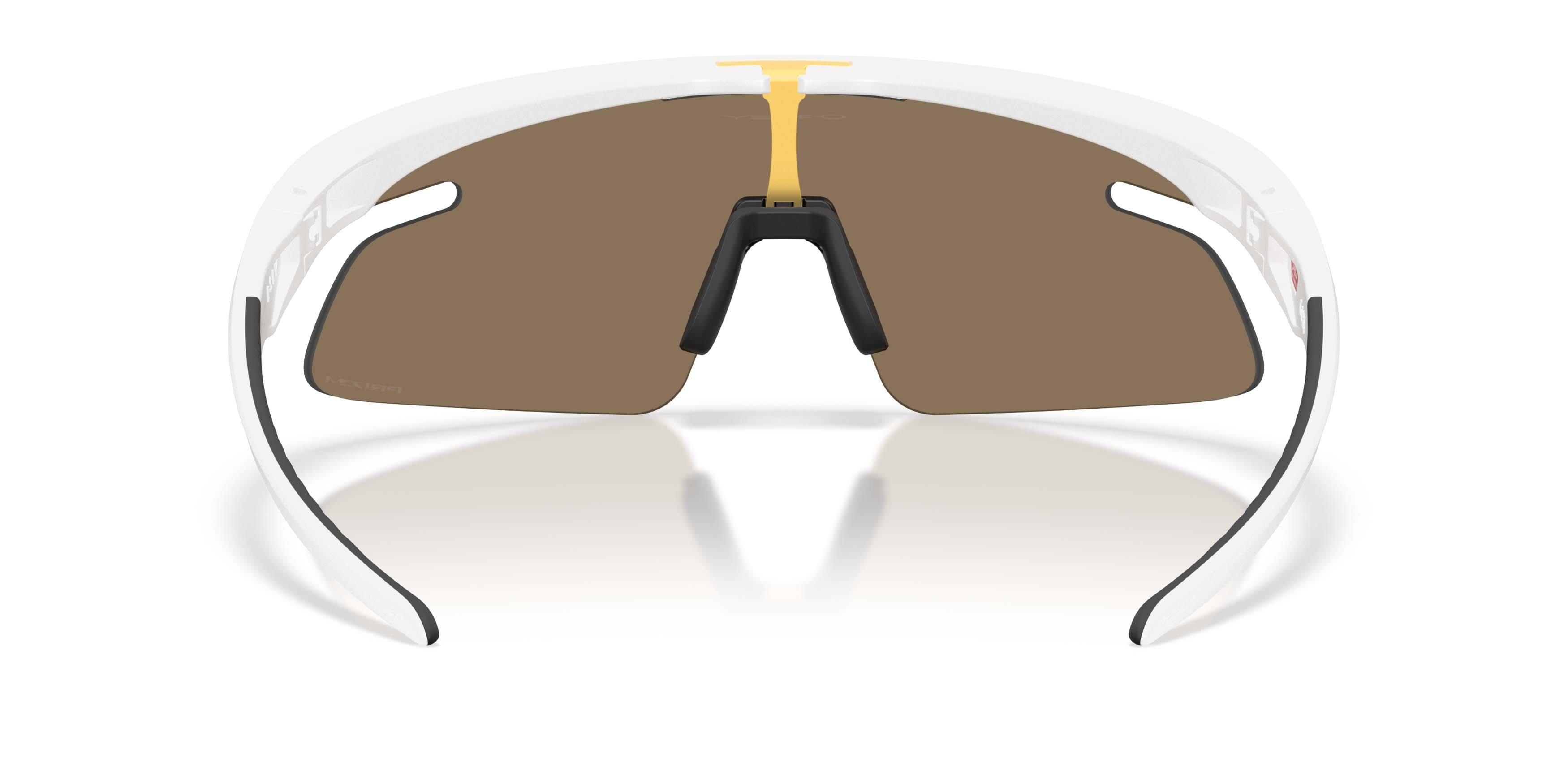 Oakley RSLV Lite Prizm 24K Sunglasses &ndash; Matte White - WHITE/GOLD Thumbnail View 6