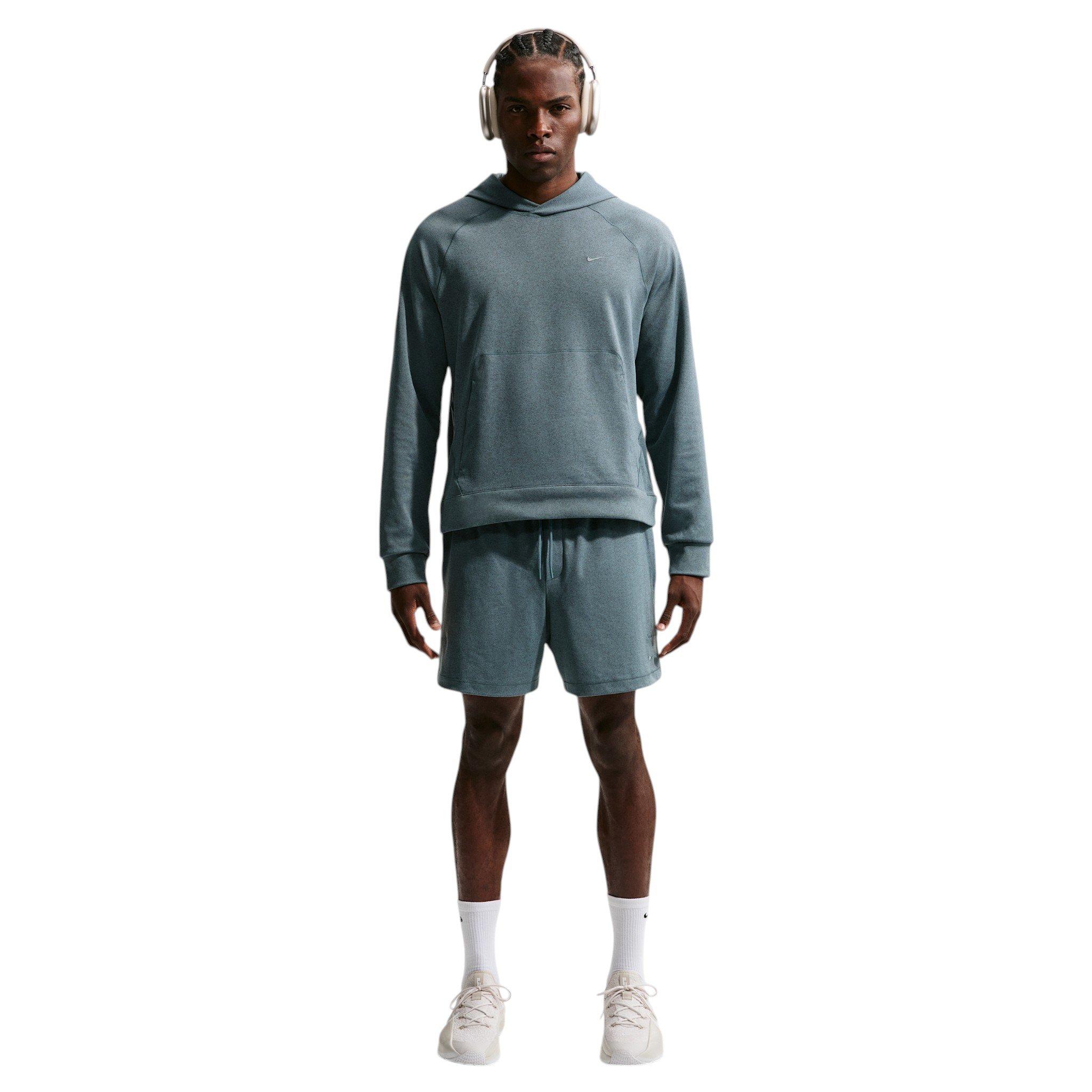 Nike Men's Primary NanoKnit Dri-FIT UV Protection Pullover Performance Hoodie - Grey - GREY