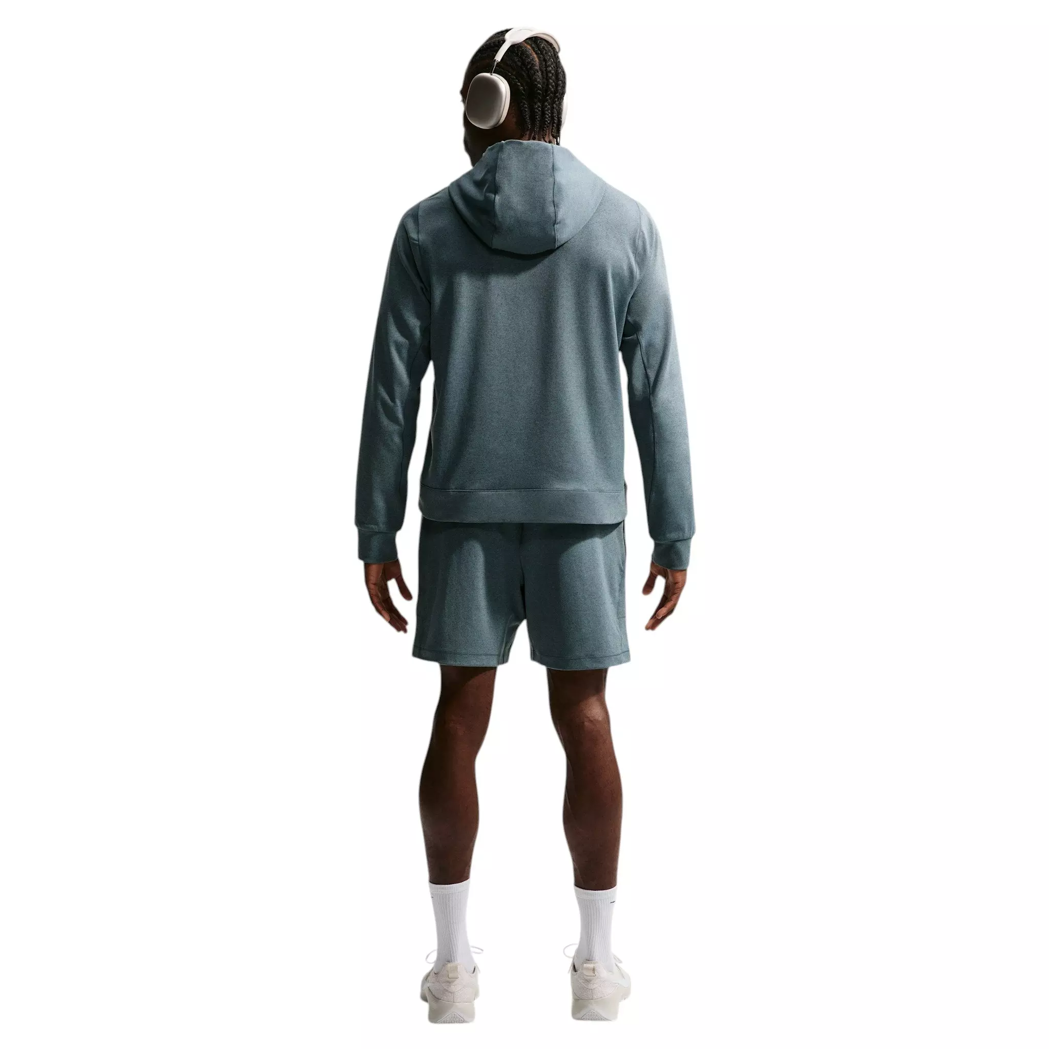 Nike Men's Primary NanoKnit Dri-FIT UV Protection Pullover Performance Hoodie - Grey - GREY