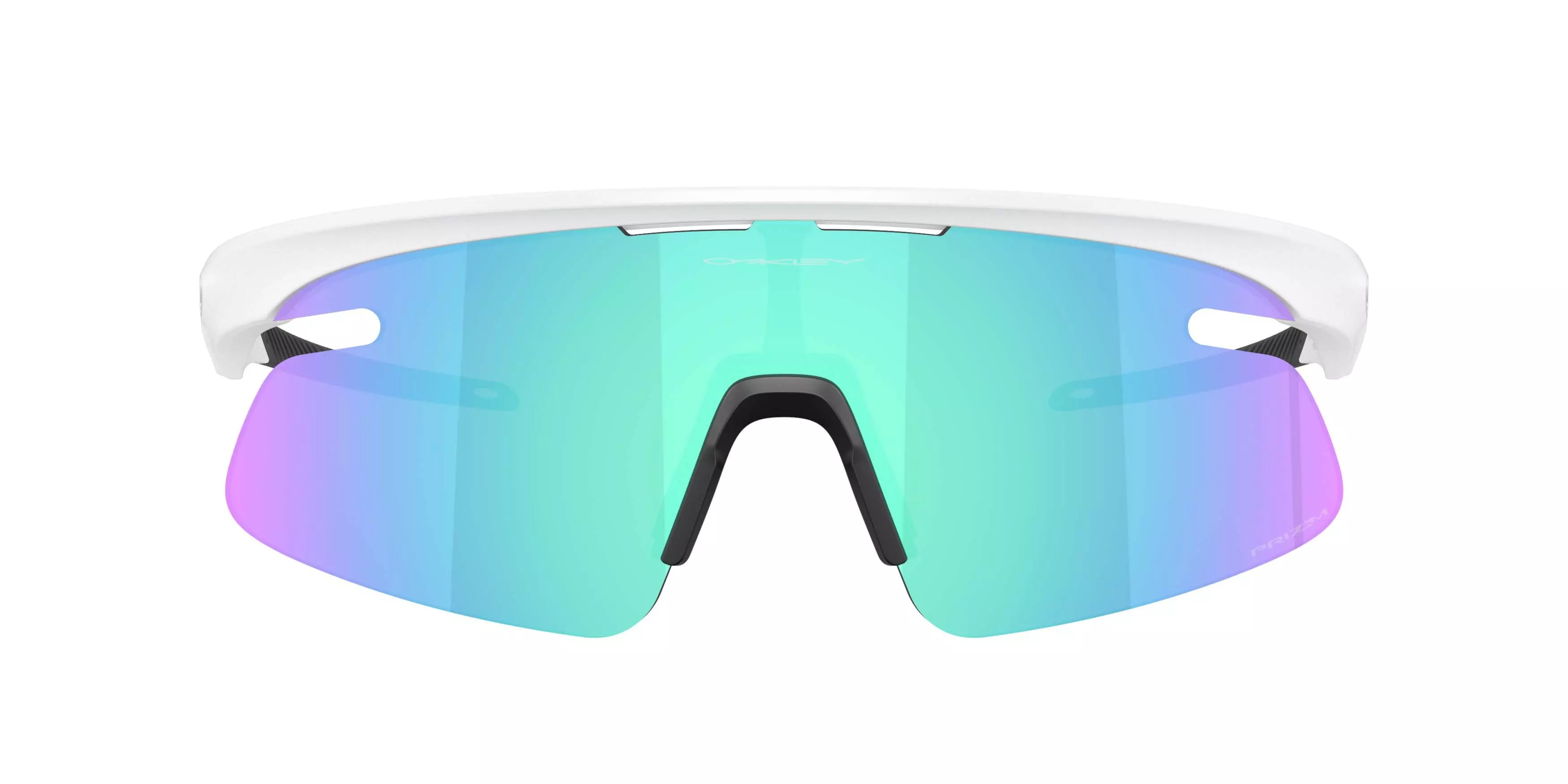 Oakley RSLV Lite Prizm Sapphire Sunglasses &ndash; Matte White - WHITE/BLUE