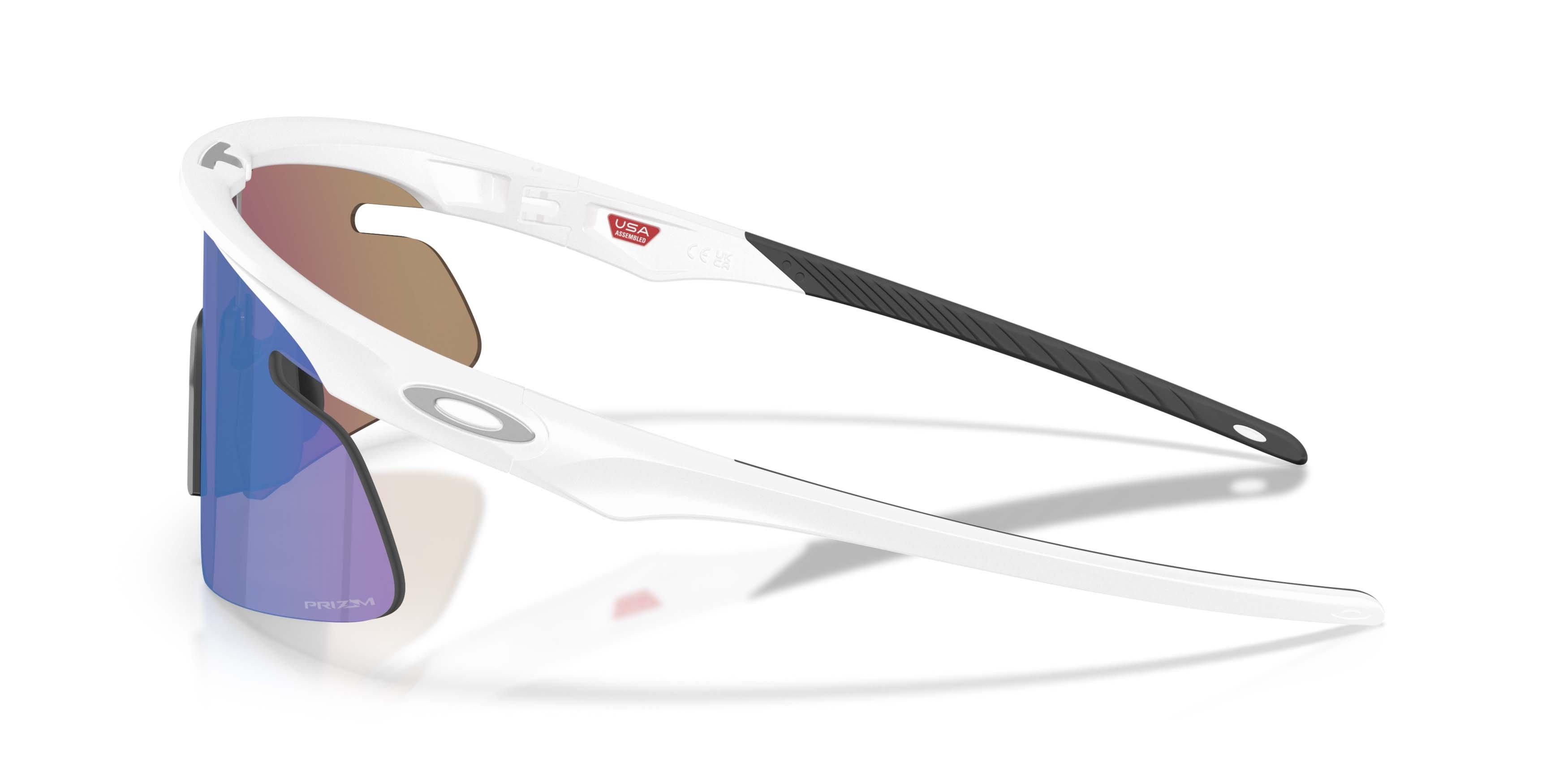 Oakley RSLV Lite Prizm Sapphire Sunglasses &ndash; Matte White - WHITE/BLUE Thumbnail View 8