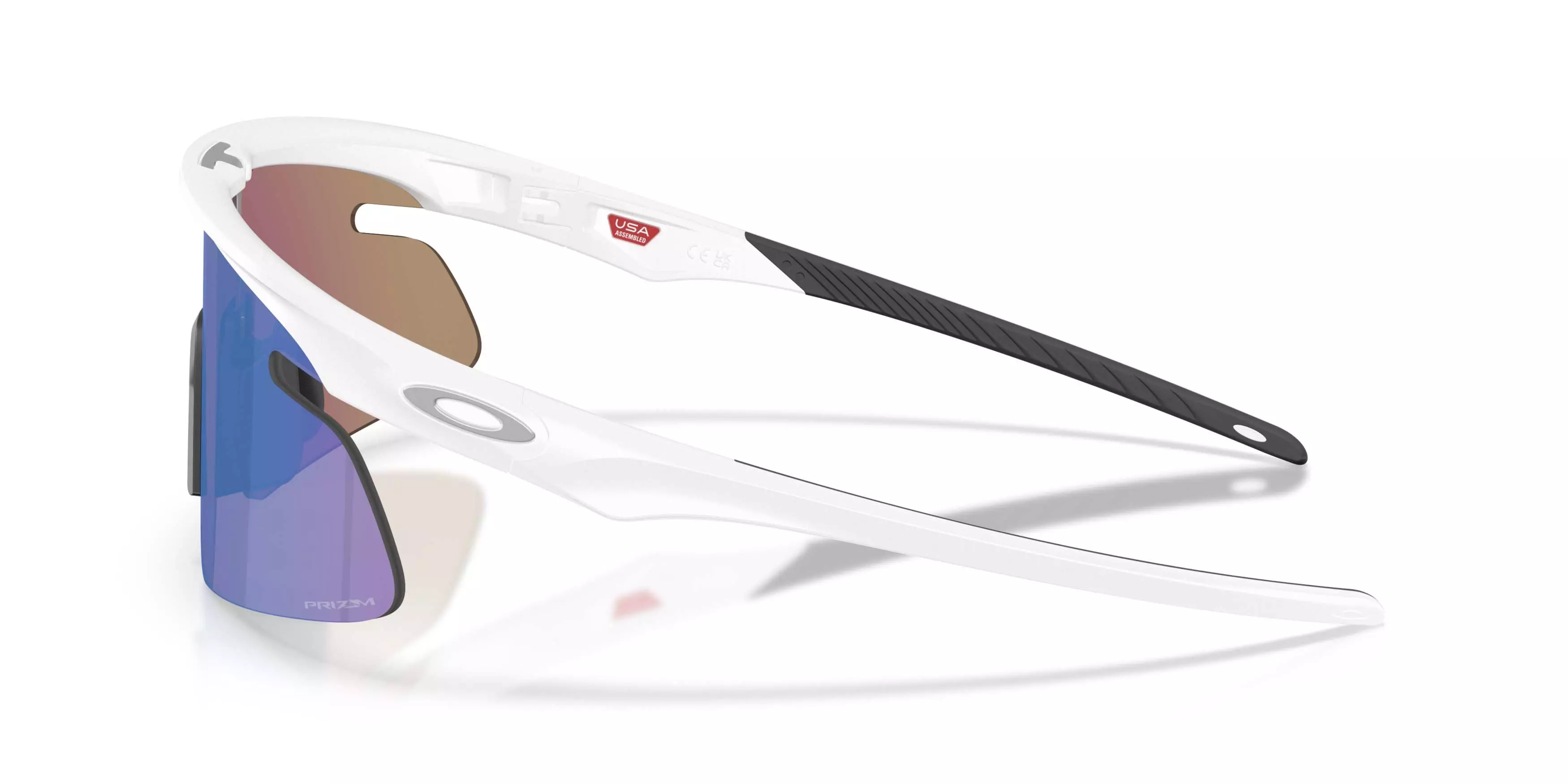Oakley RSLV Lite Prizm Sapphire Sunglasses &ndash; Matte White - WHITE/BLUE