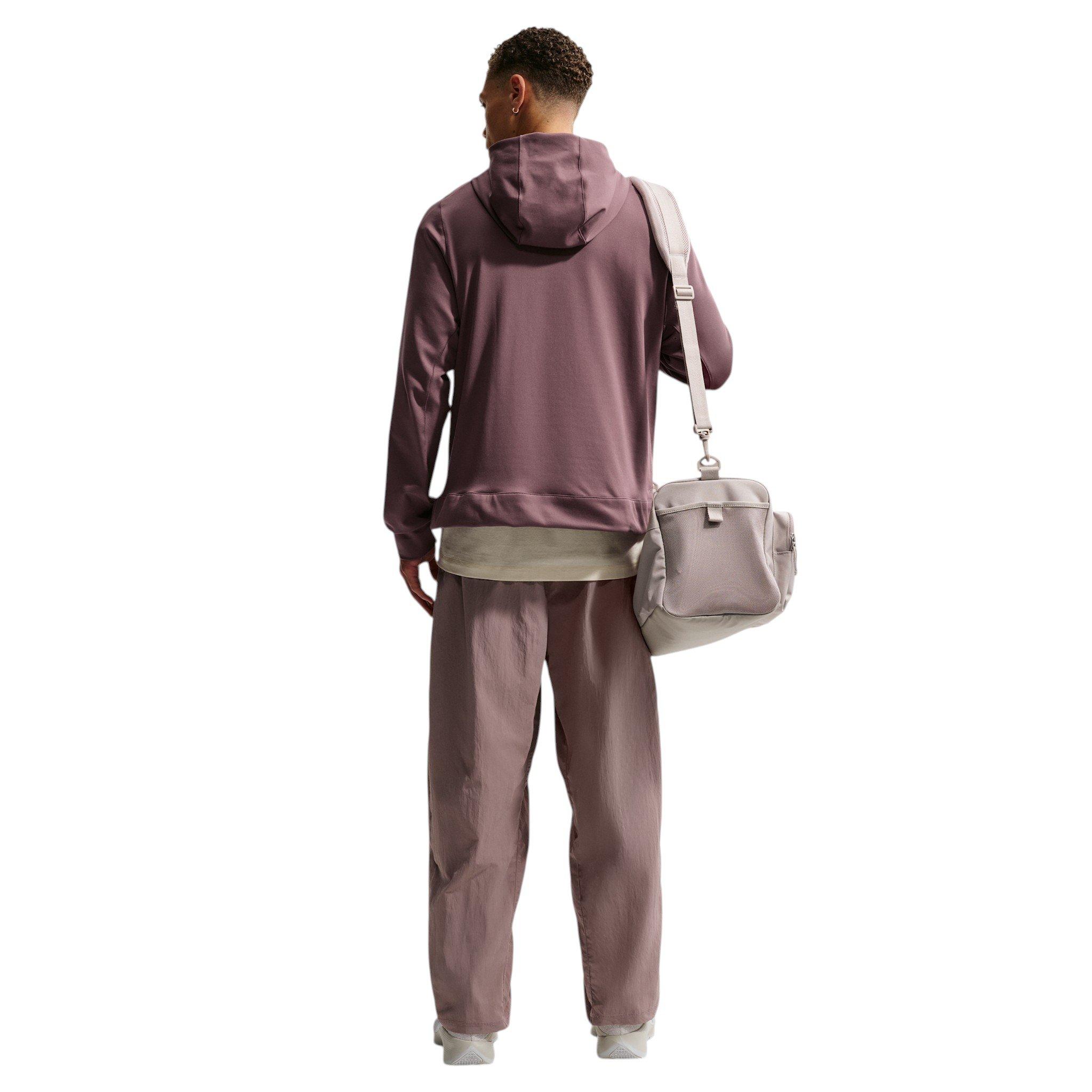 Nike Men's Primary NanoKnit Dri-FIT UV Protection Pullover Performance Hoodie - Purple - PURPLE