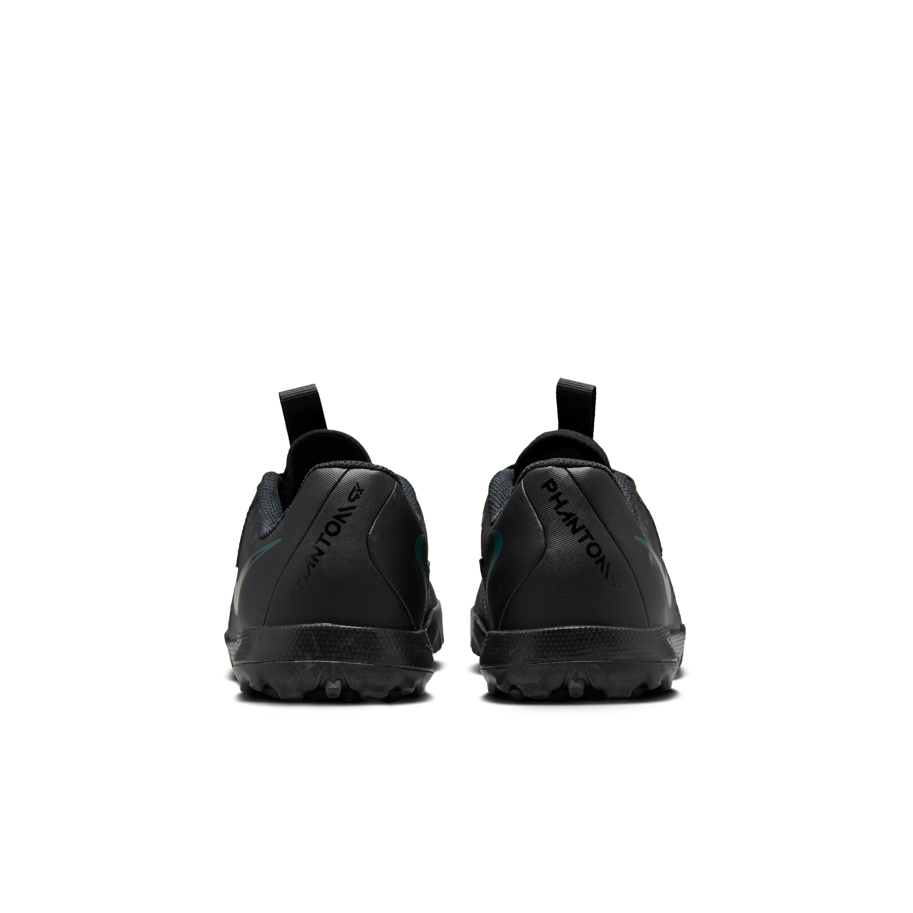 Nike Jr. Phantom GX 2 Academy Turf  Grade School Kids' "Black/Deep Jungle/Black" Soccer Shoe