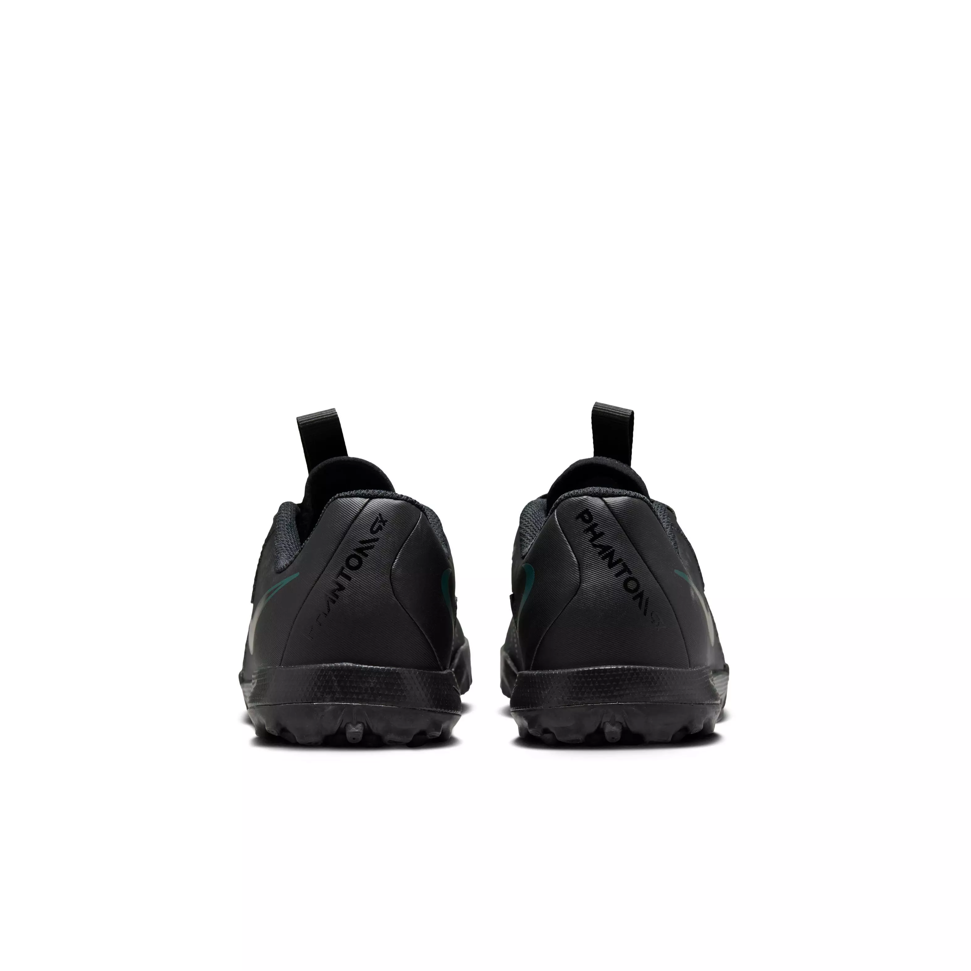 Nike Jr. Phantom GX 2 Academy Turf "Black/Deep Jungle/Black" Grade School Kids' Soccer Shoe - BLACK/JUNGLE/BLACK