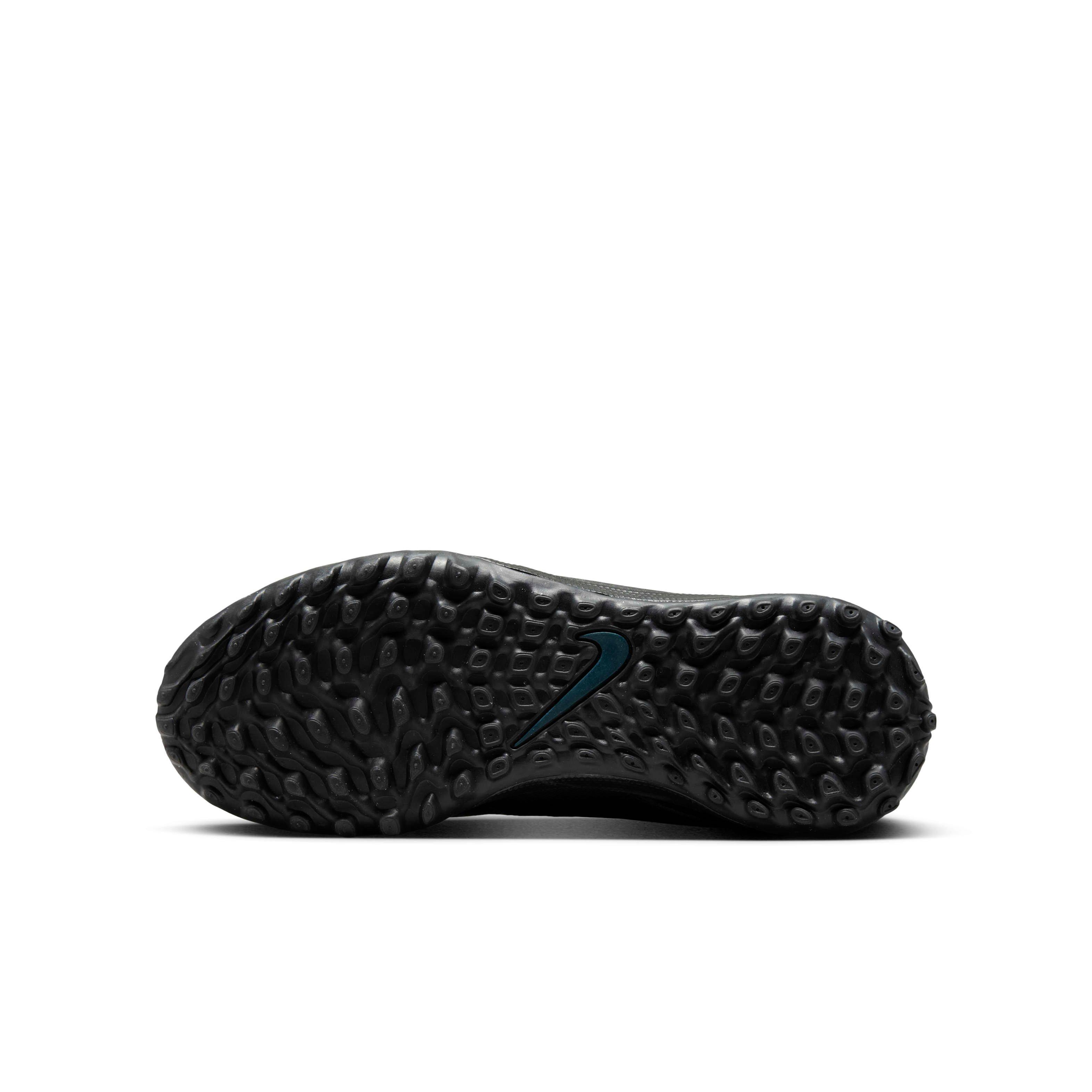 Nike Jr. Phantom GX 2 Academy Turf  Grade School Kids' "Black/Deep Jungle/Black" Soccer Shoe