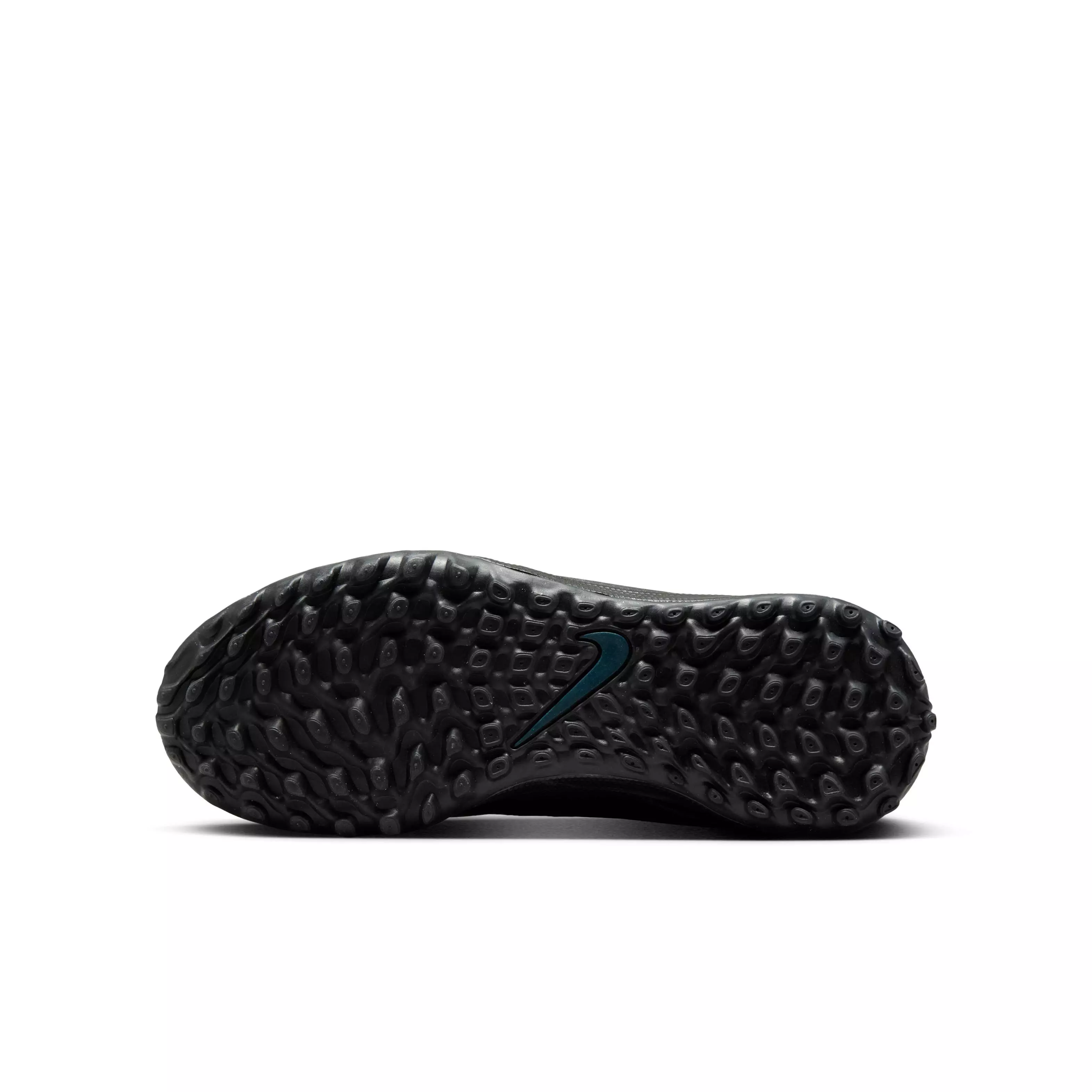 Nike Jr. Phantom GX 2 Academy Turf "Black/Deep Jungle/Black" Grade School Kids' Soccer Shoe - BLACK/JUNGLE/BLACK