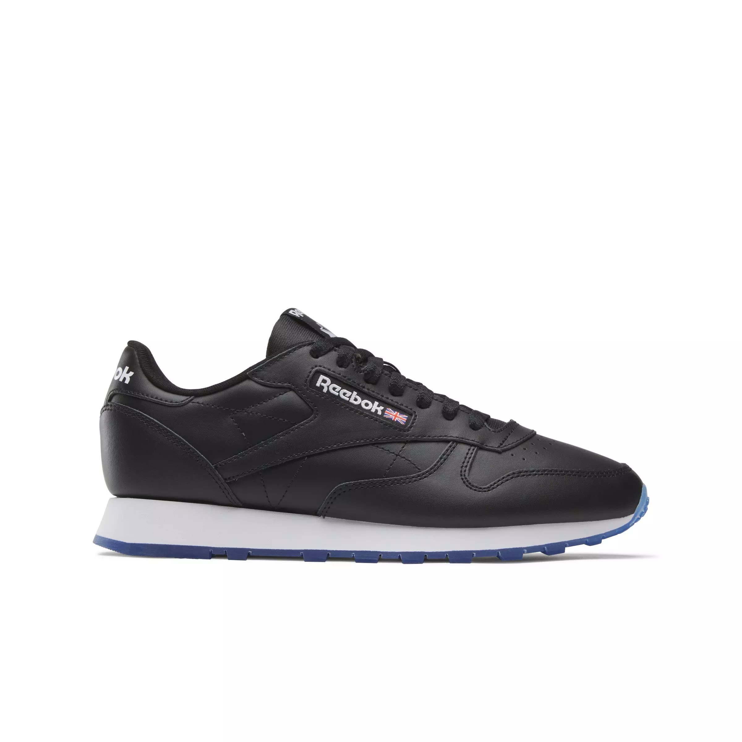 Reebok Classic Leather "Core Black/Core Black/Ftwr White" Unisex Shoe - BLACK/BLACK/WHITE