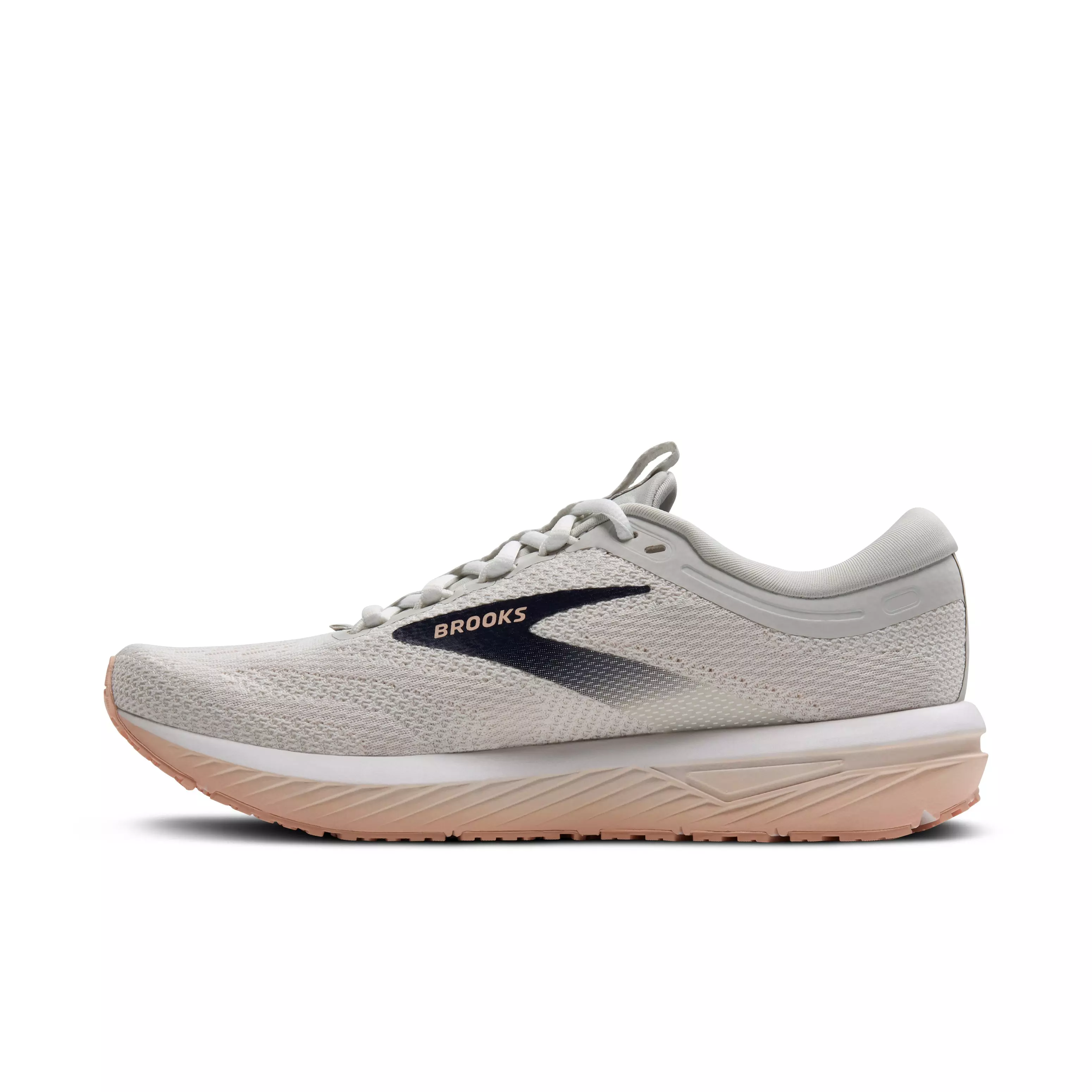 Brooks Revel 7 "Oyster/White/Tropical Peach" Women's Running Shoe - OYSTER/WHITE/PEACH