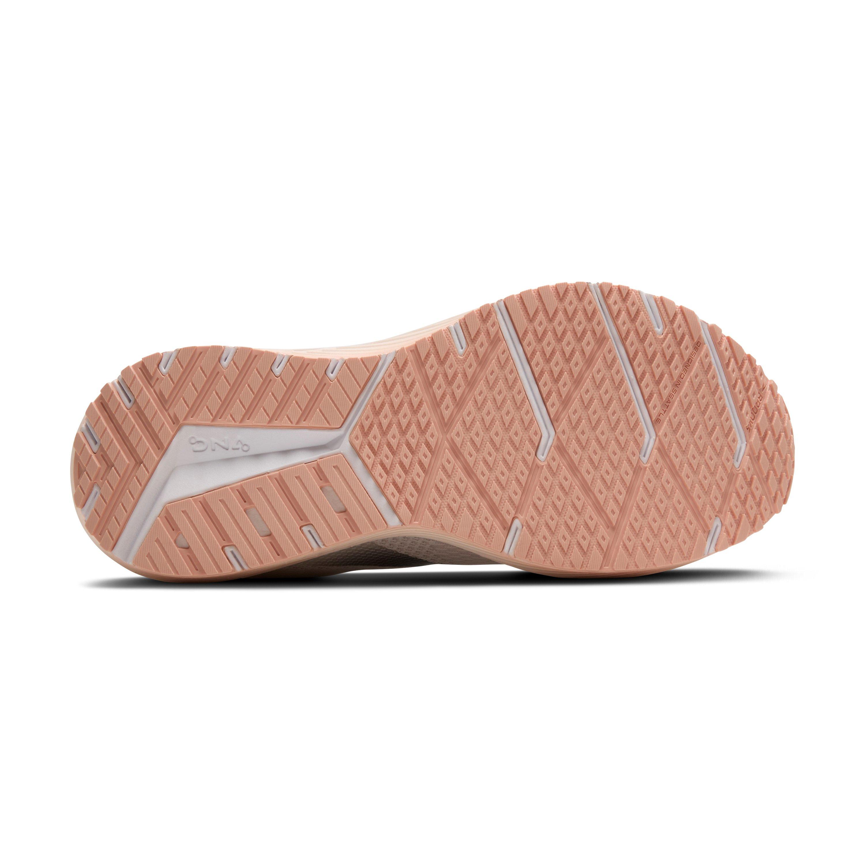 Brooks Revel 7 "Oyster/White/Tropical Peach" Women's Running Shoe - OYSTER/WHITE/PEACH Thumbnail View 7